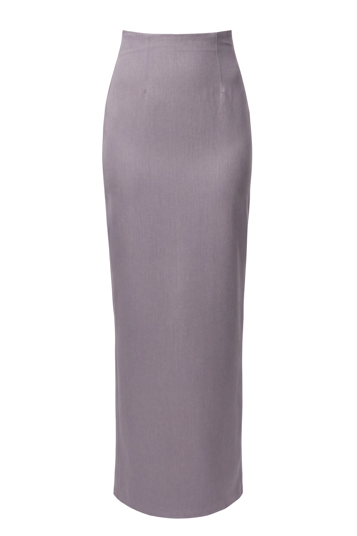 Grey Ace High Waist Maxi Skirt