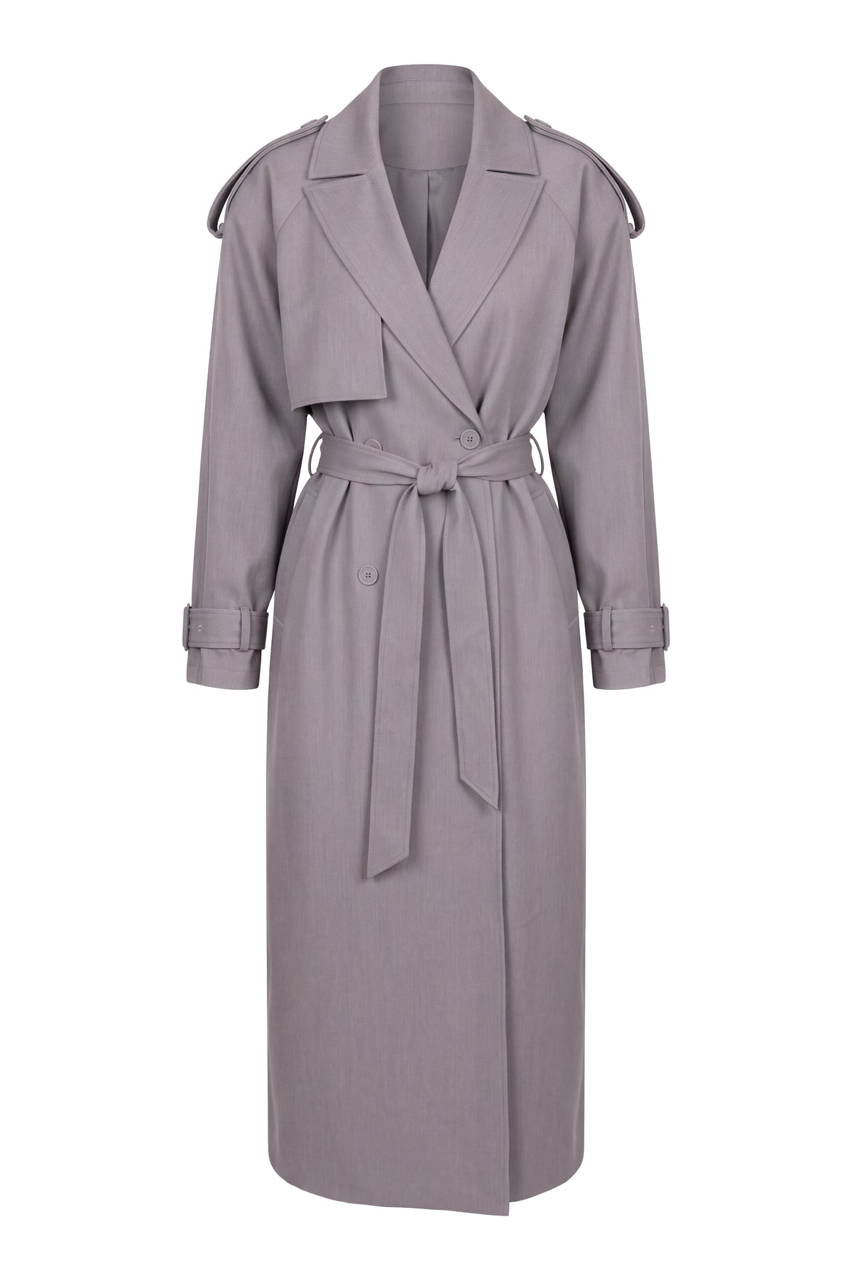 Grey The Icon Trench Coat