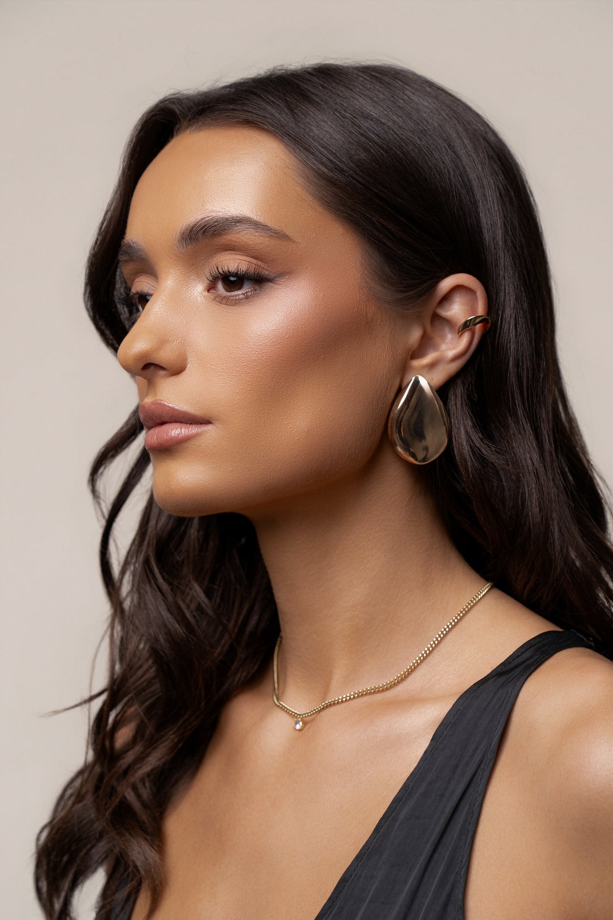 Gold Luna Ear Cuff