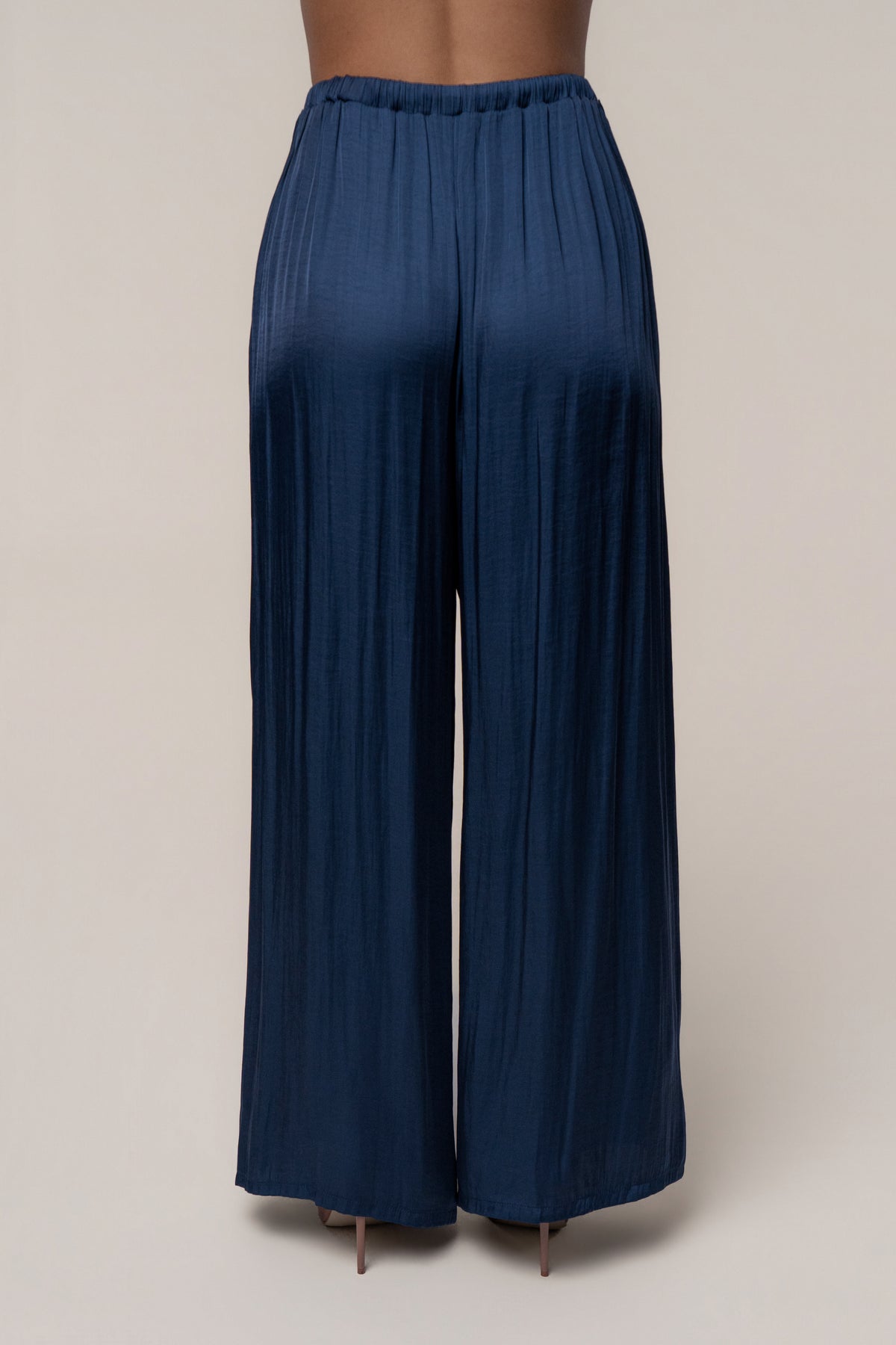 Blue Open Coast Wide Leg Pants