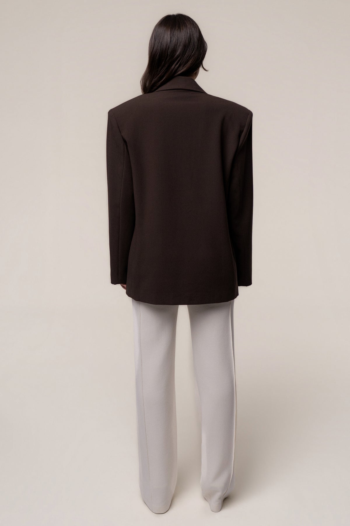 Chocolate Core Standard Double Breasted Blazer