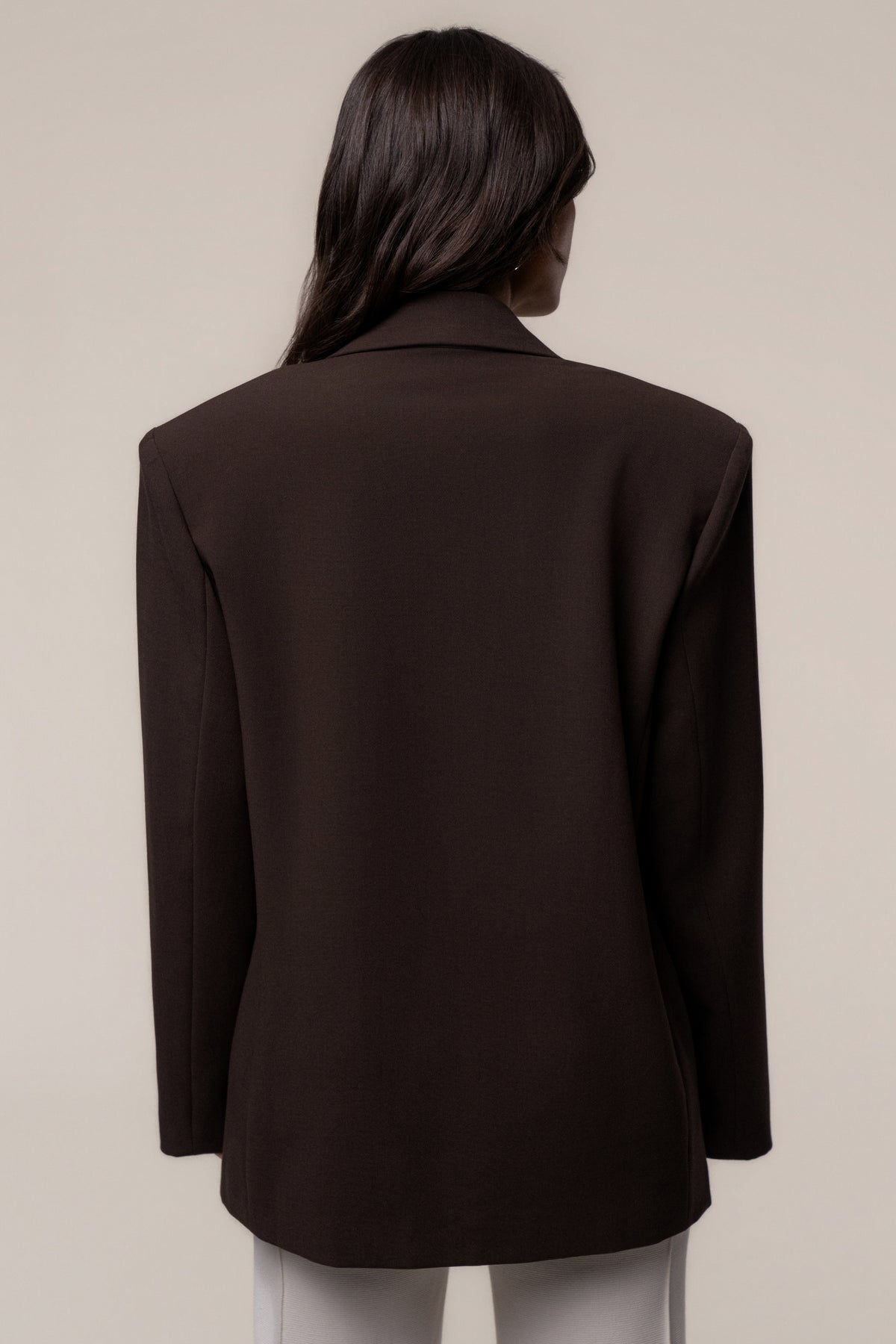 Chocolate Core Standard Double Breasted Blazer