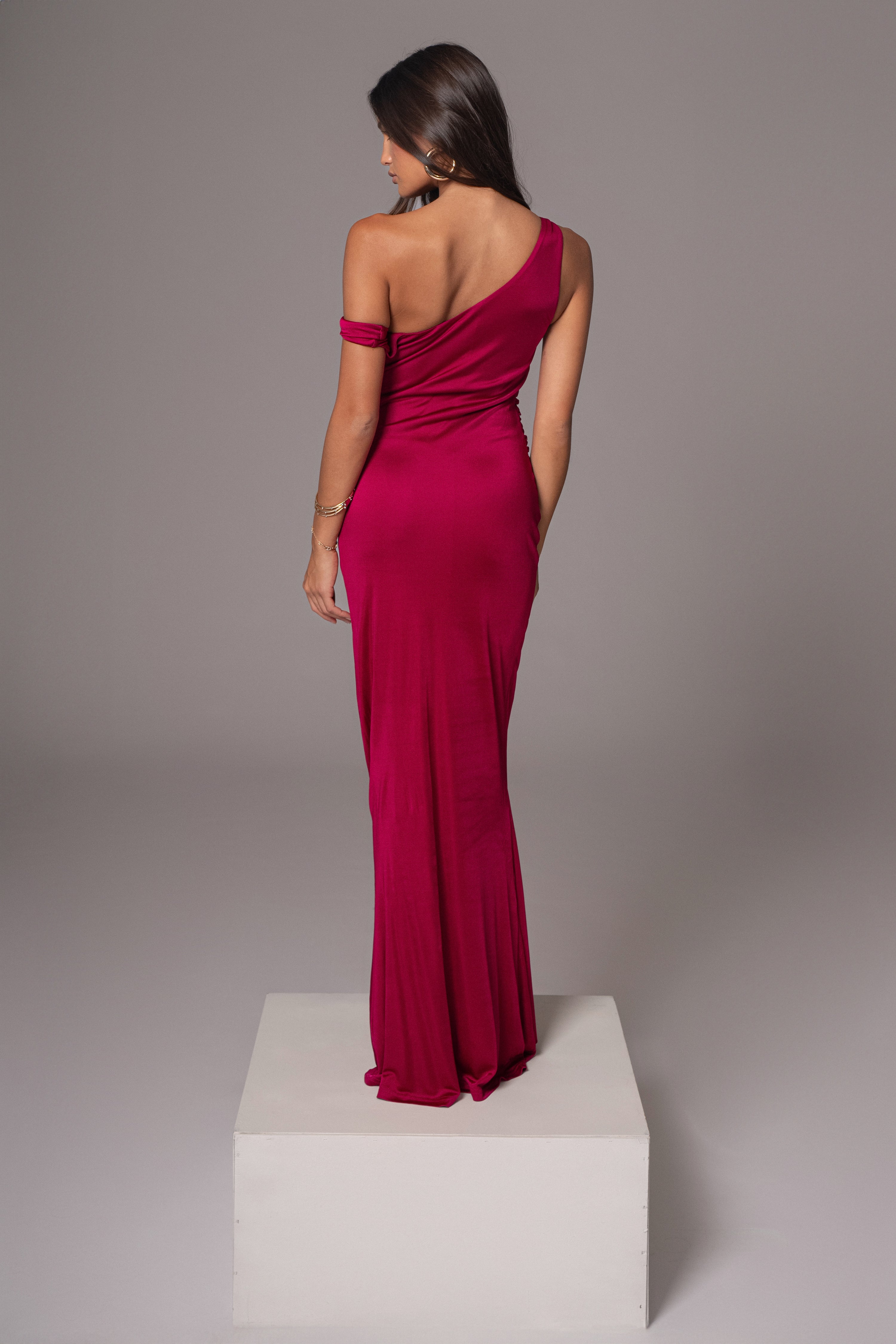 Berry Birthday Maxi Dress - JLUXLABEL