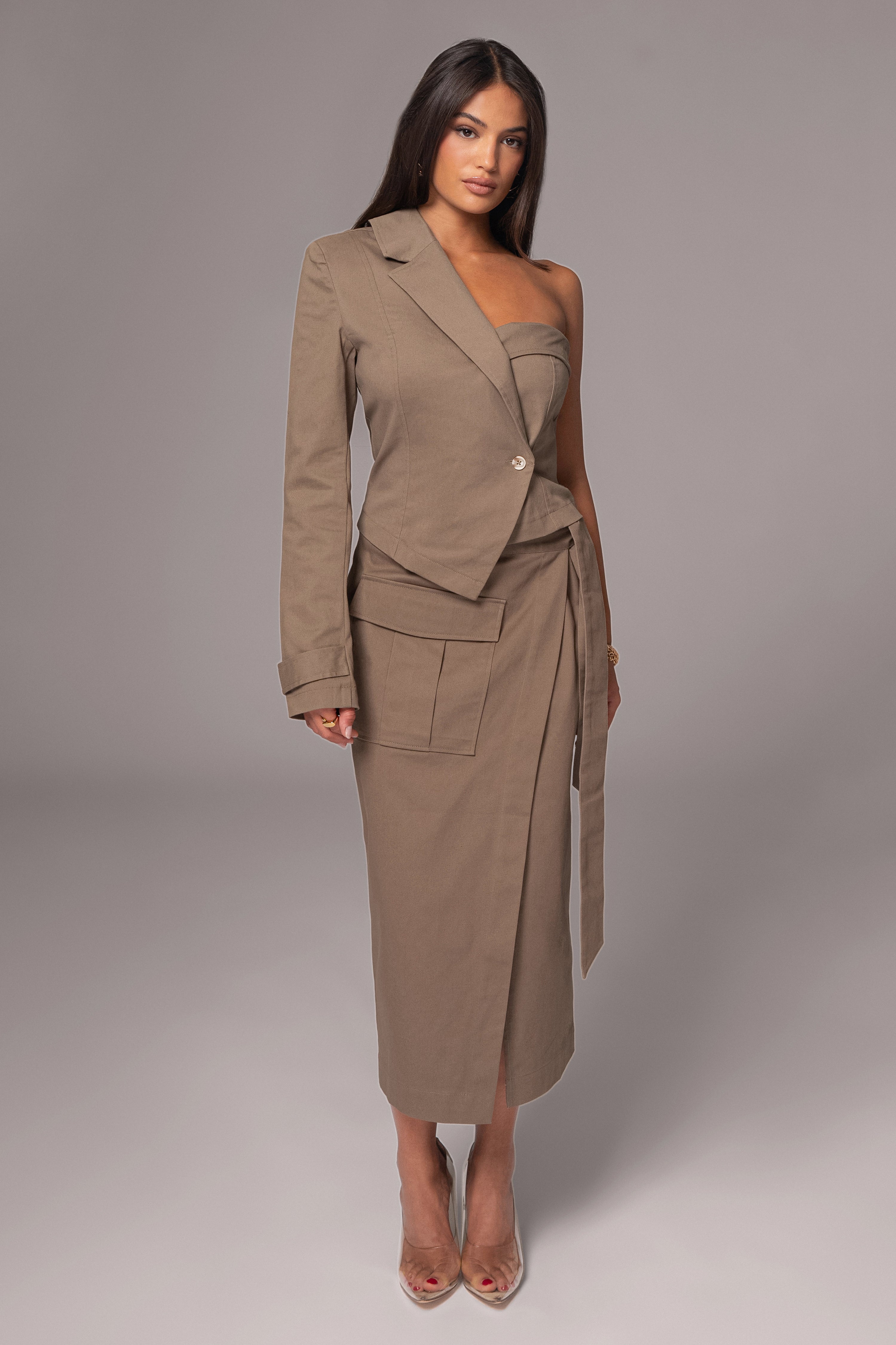 Olive City Life Cargo Skirt - JLUXLABEL