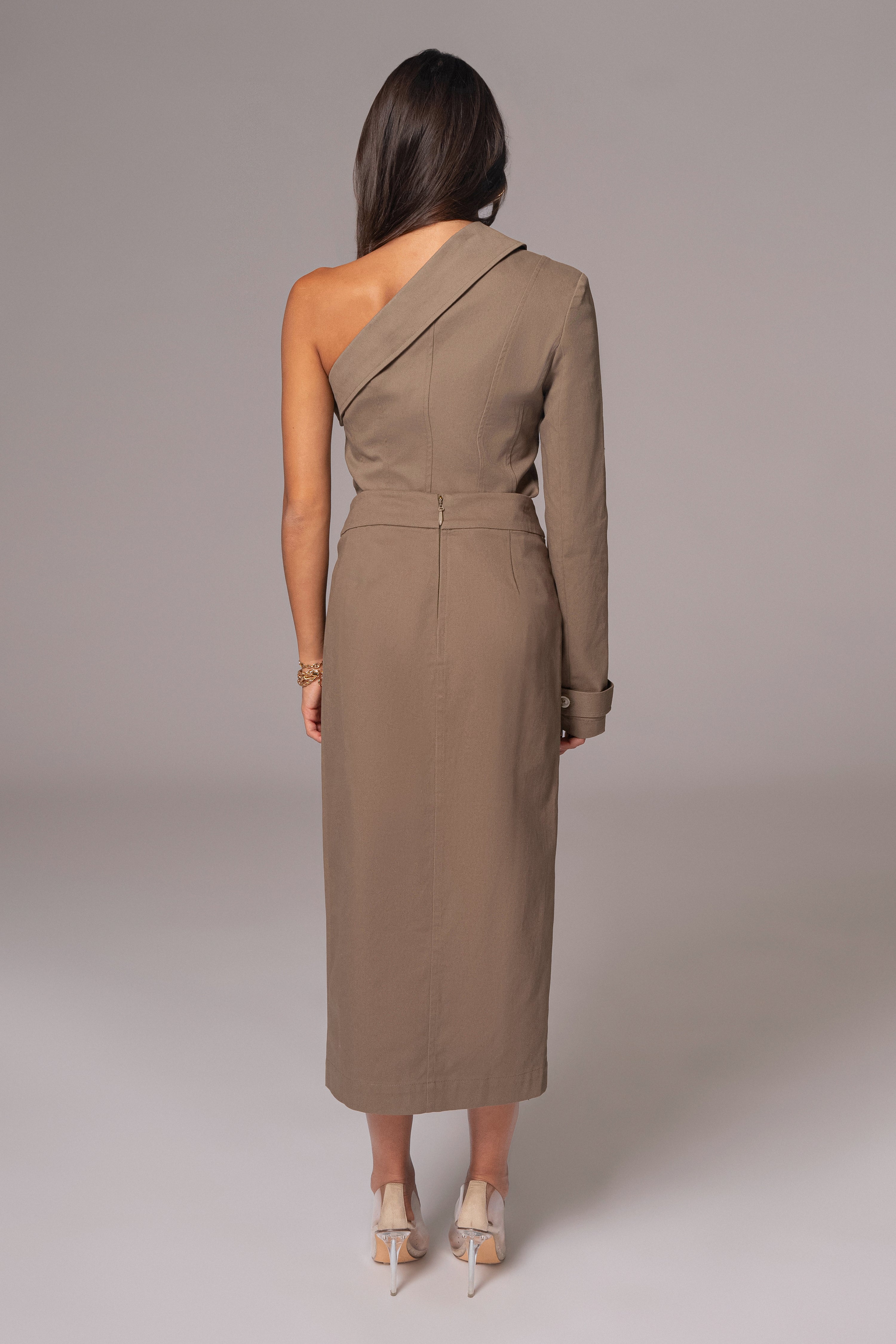 Olive Amal One Shoulder Top - JLUXLABEL
