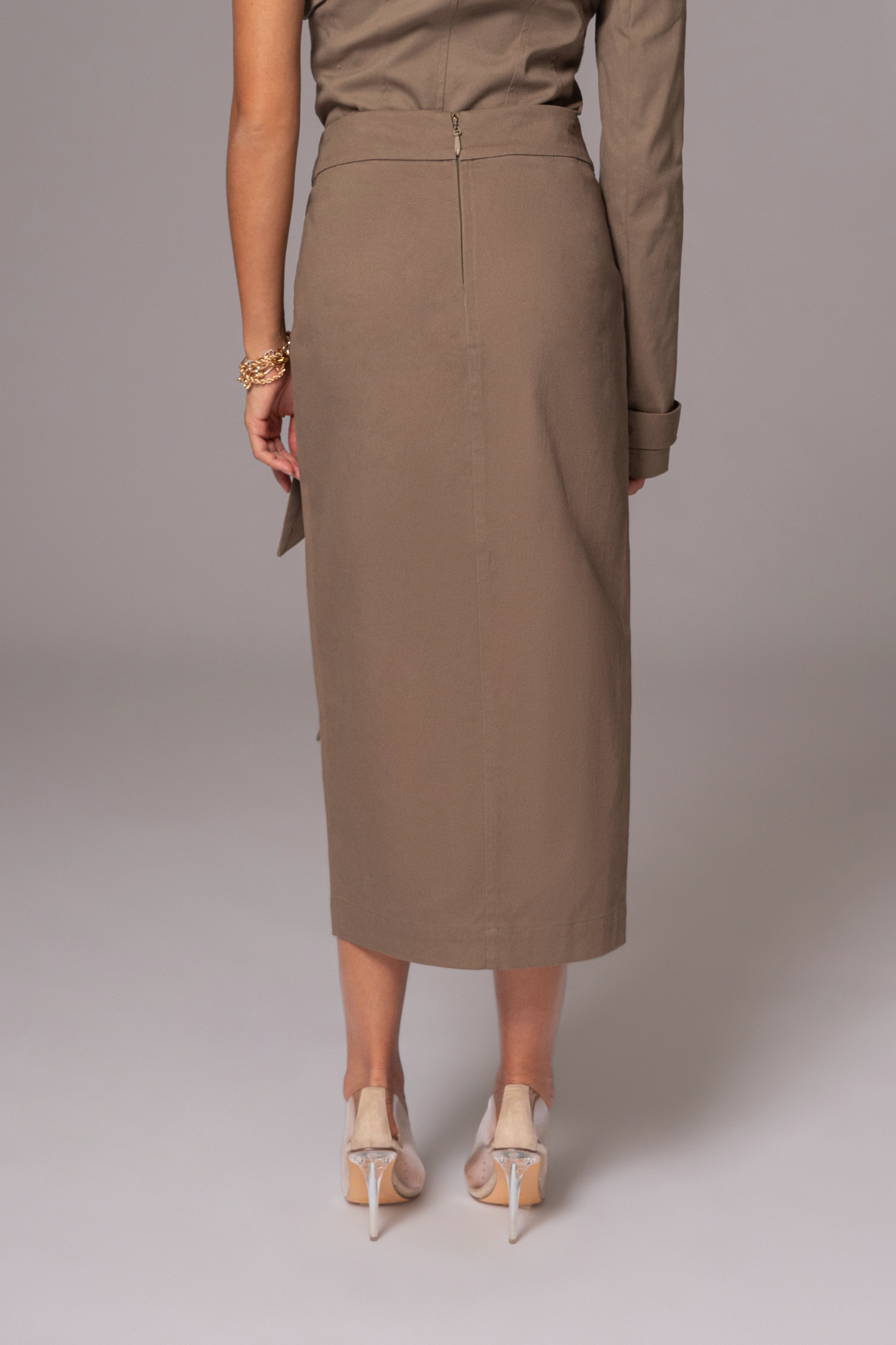 Olive City Life Cargo Skirt - JLUXLABEL