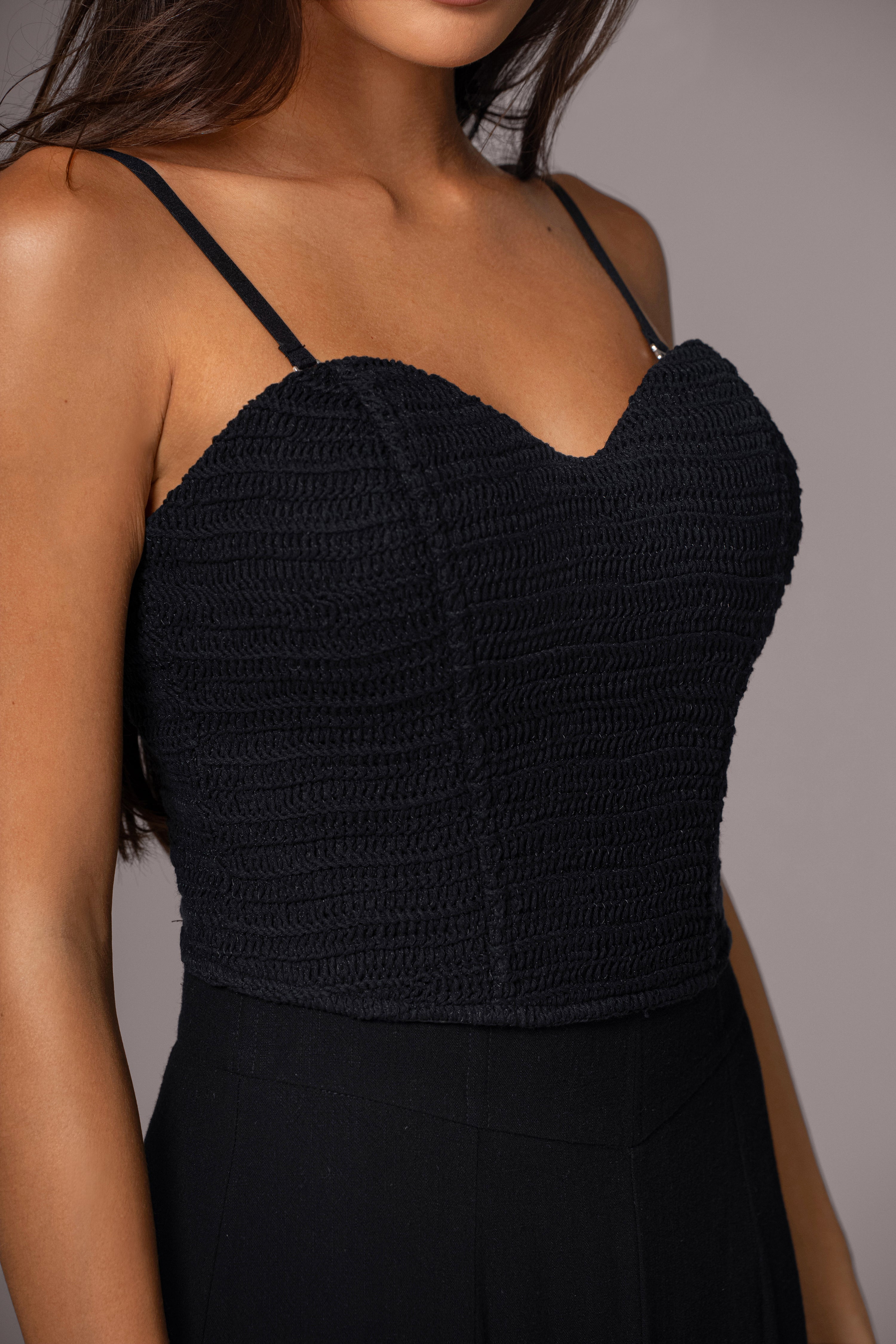 Black Lila Bustier - JLUXLABEL
