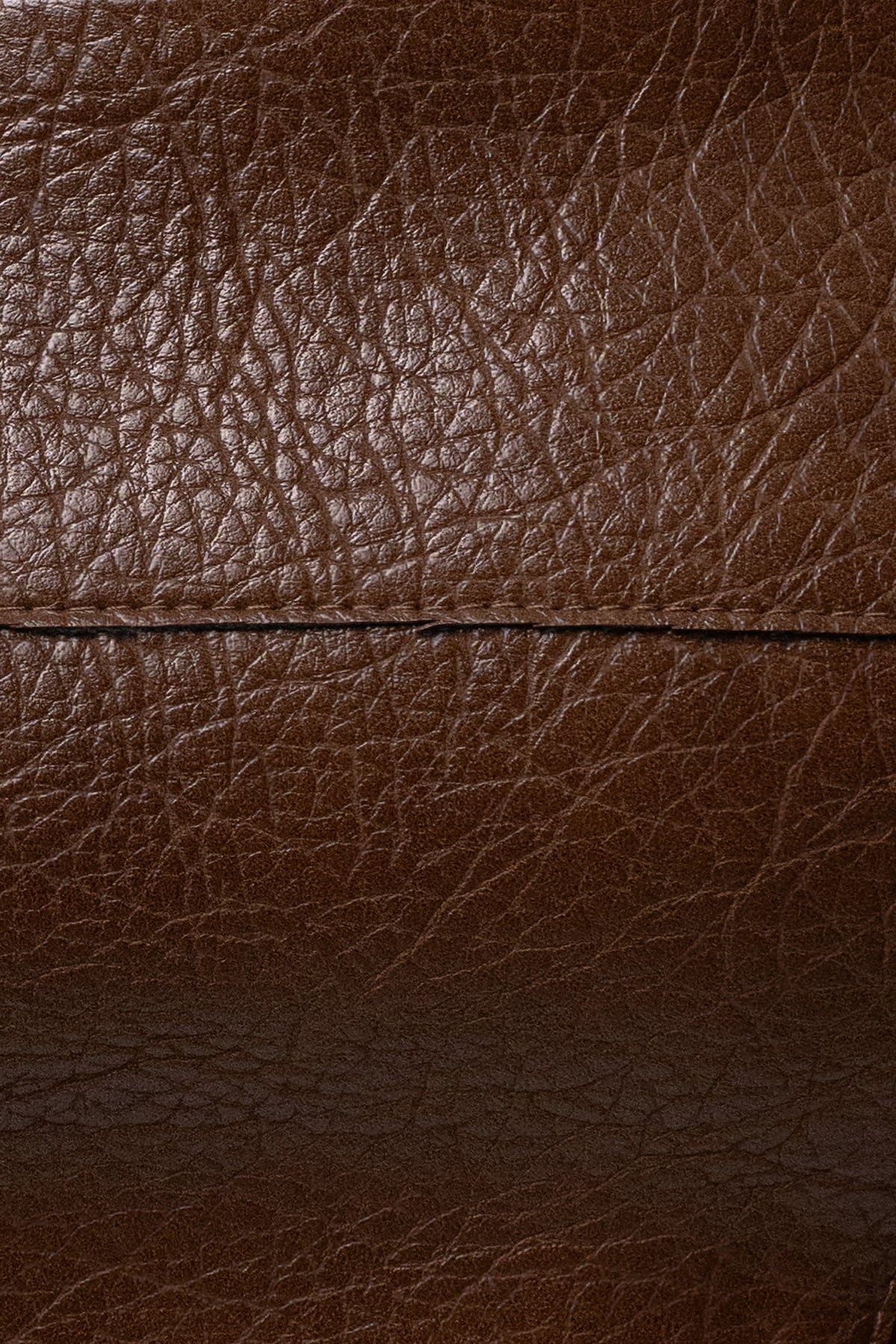 Brown Olivia PU Leather Bralette