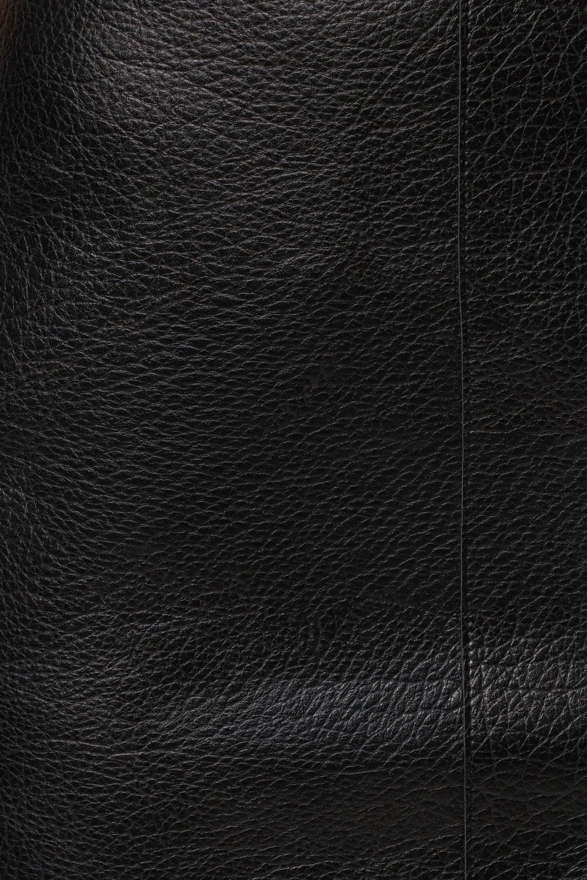 Black Olivia PU Leather Skirt
