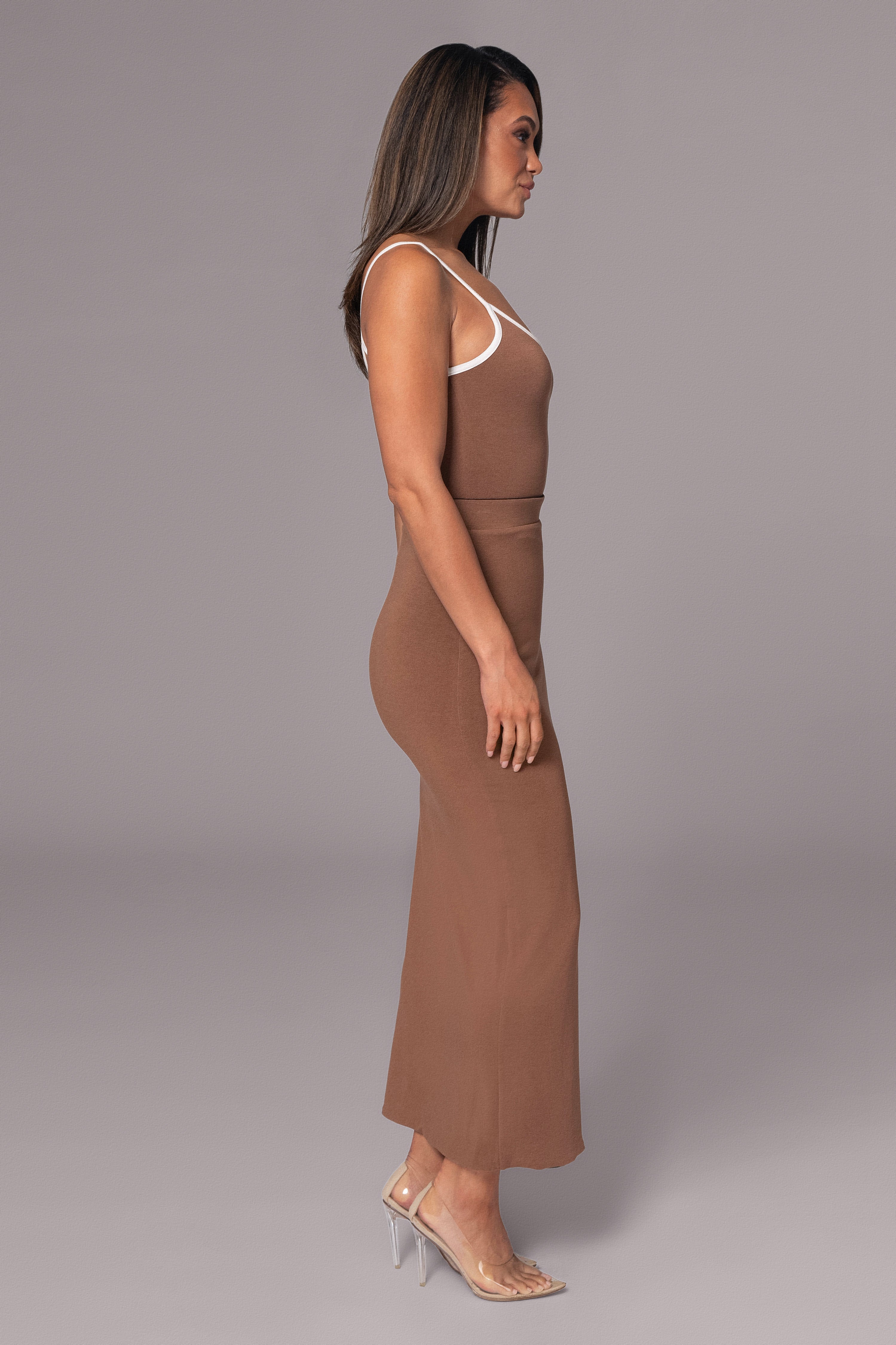 Black/Pecan Tash Reversible Cami Top - JLUXLABEL