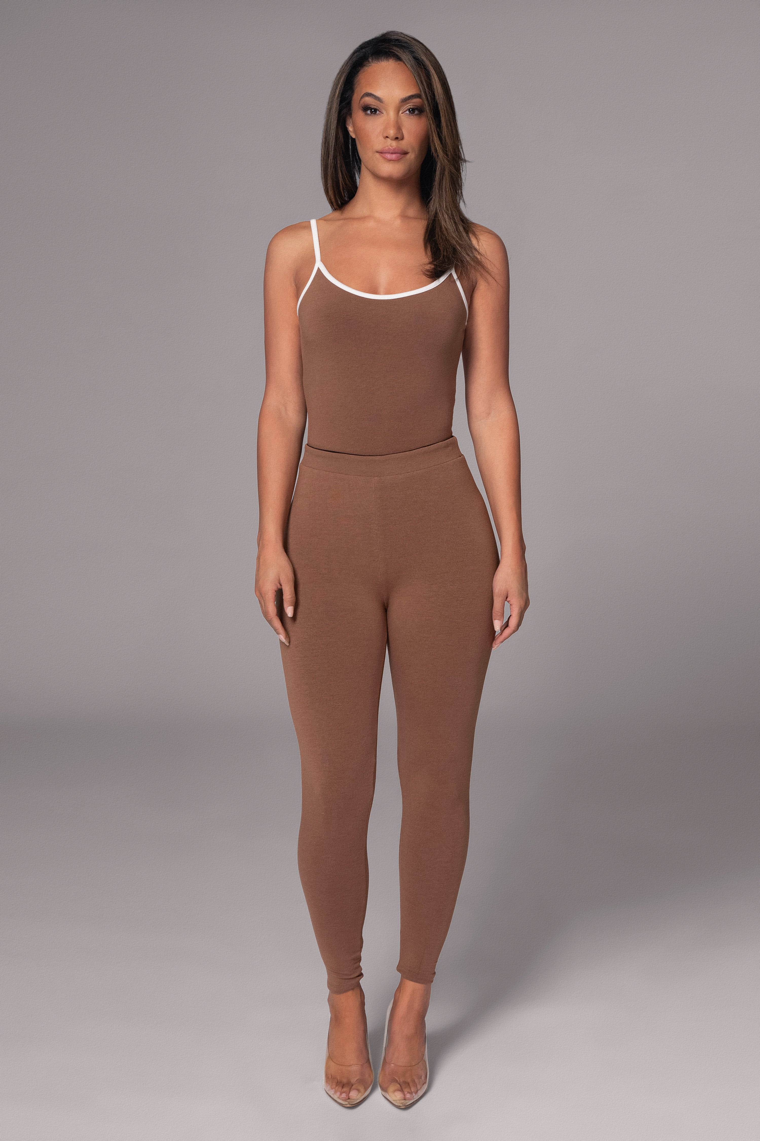 Black/Pecan Everyday Reversible Leggings - JLUXLABEL