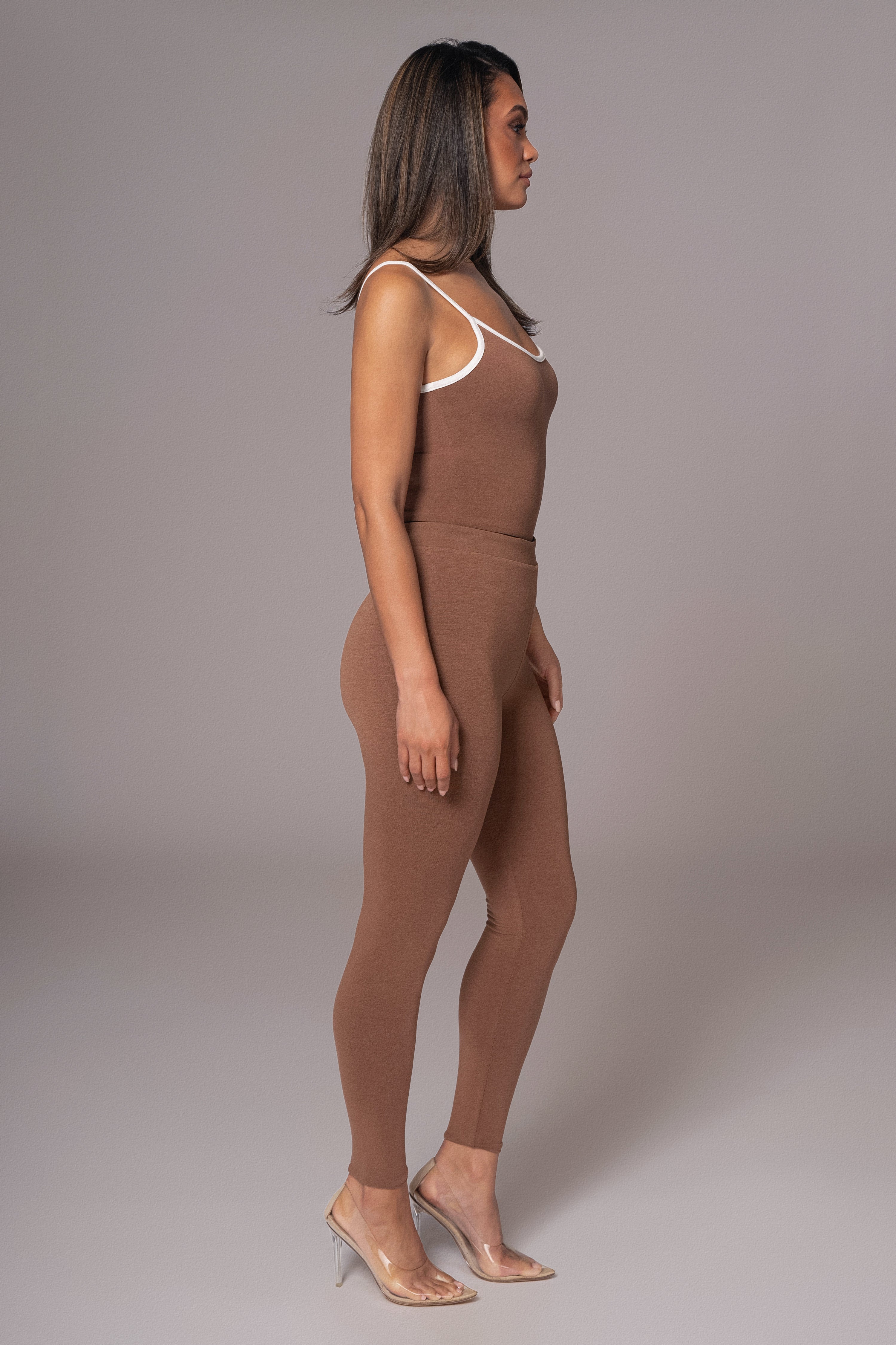 Black/Pecan Everyday Reversible Leggings - JLUXLABEL