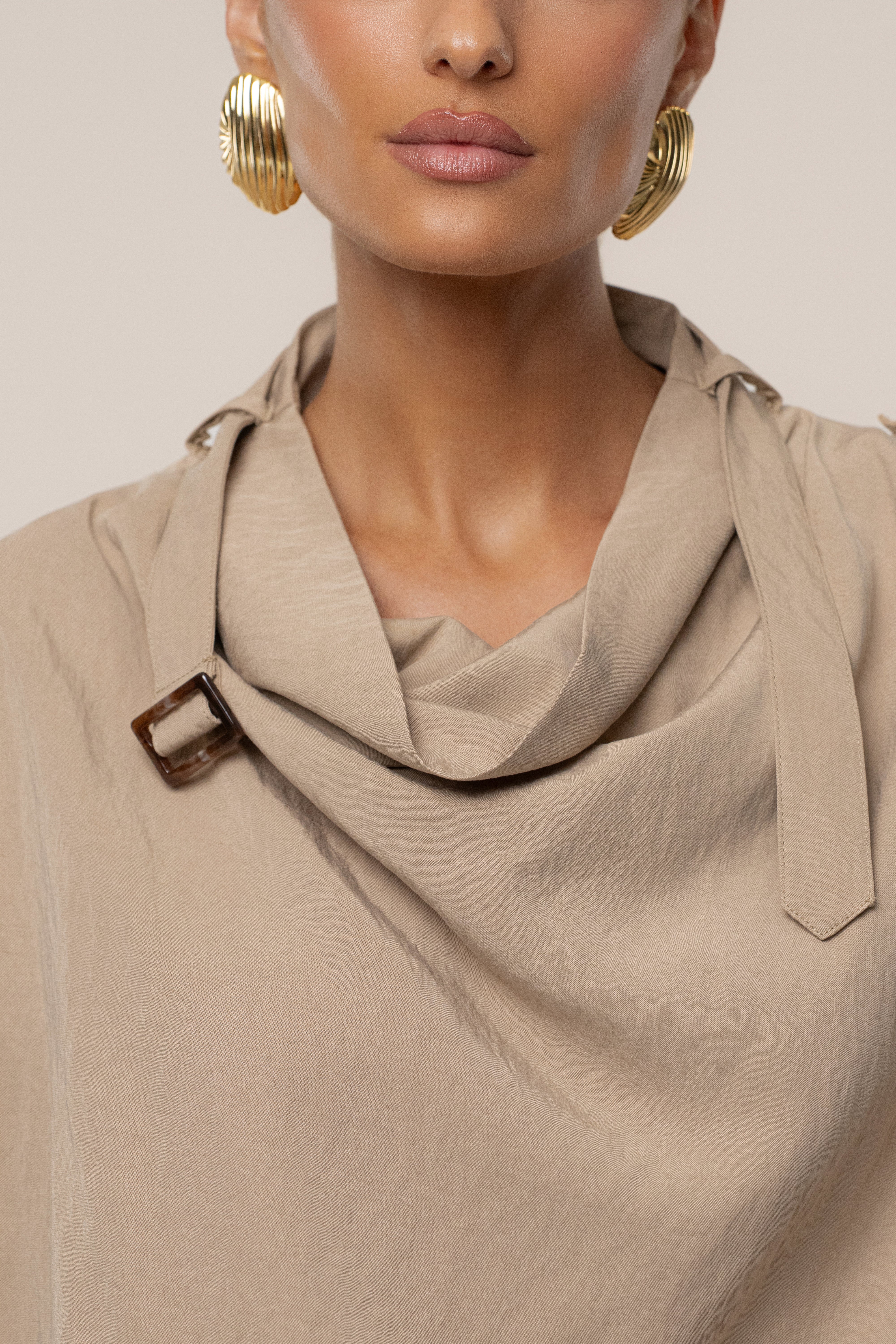 Beige Wanderlust Crop Top - JLUXLABEL