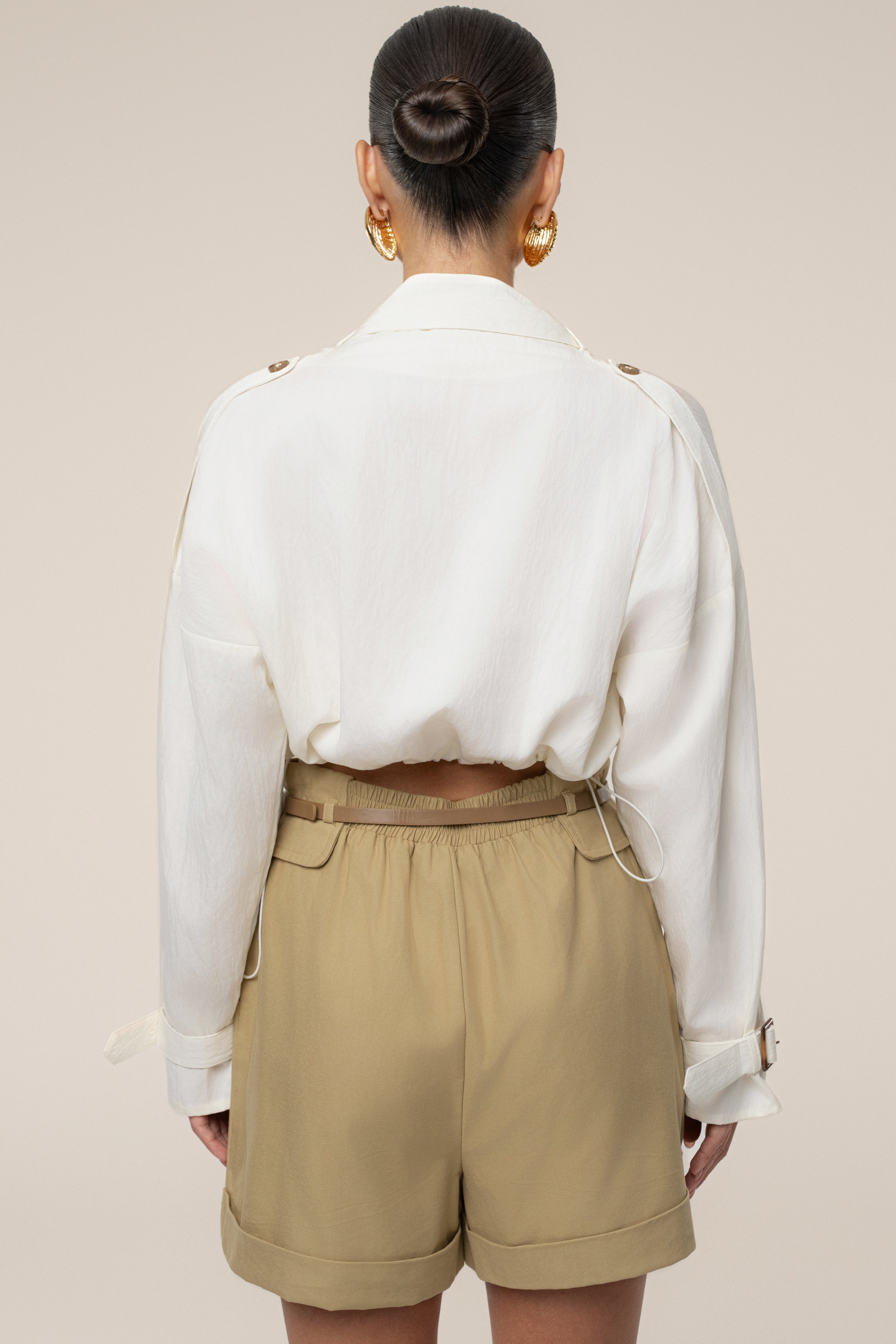 Ivory Wanderlust Crop Top - JLUXLABEL