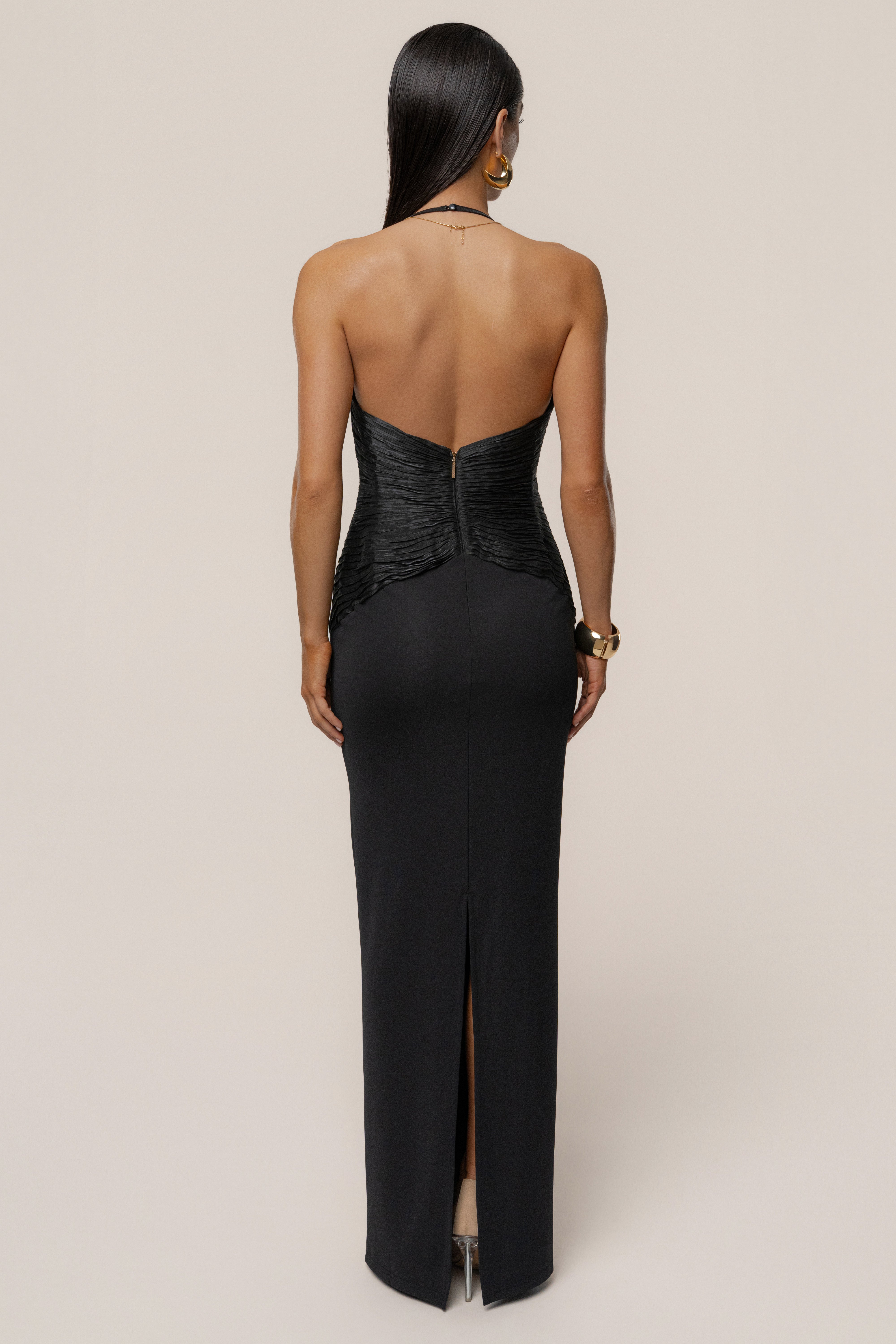 Black Enchanted Nights Maxi Dress
