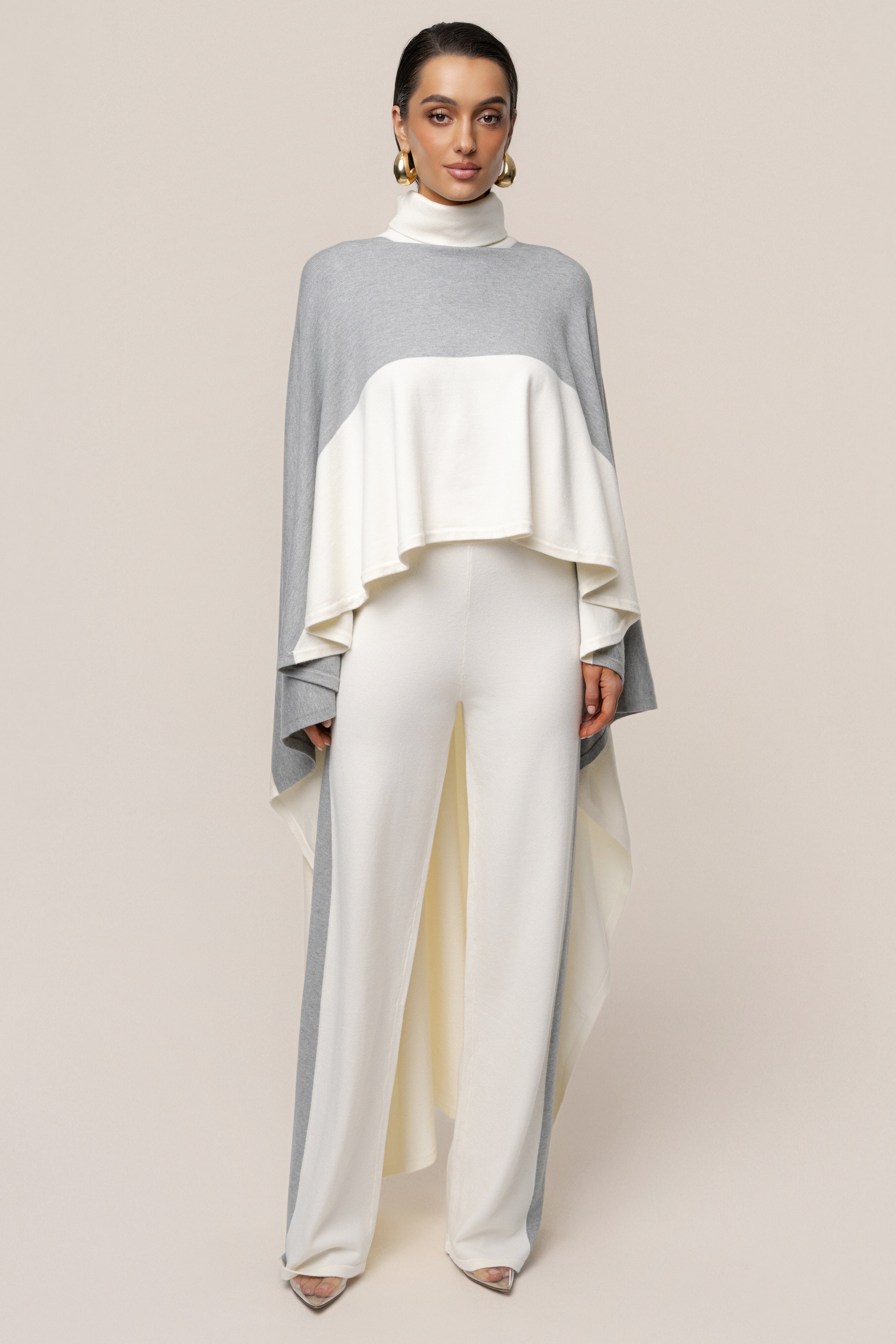 Ivory Chasing Fall Contrast Top