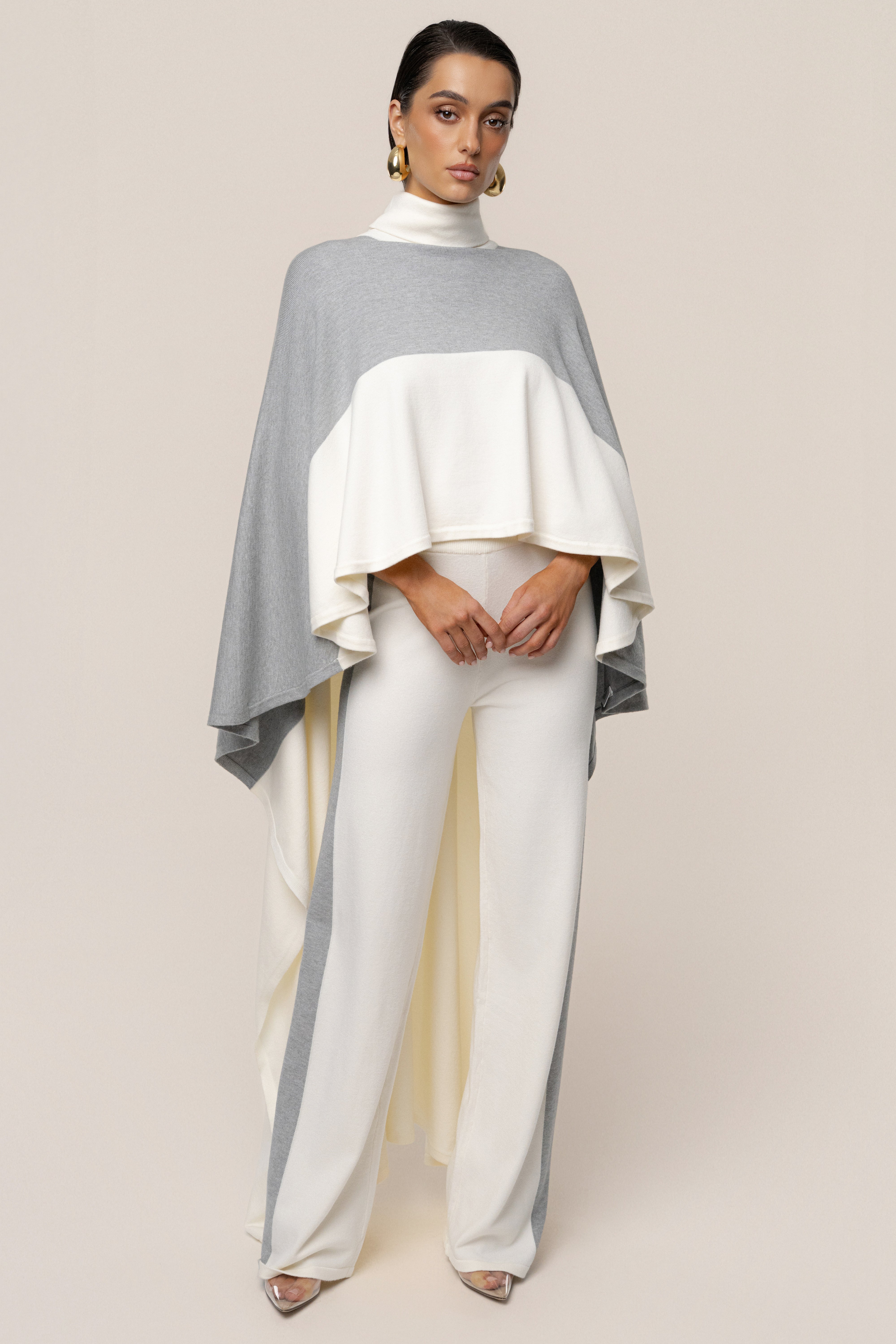 Ivory Chasing Fall Contrast Top