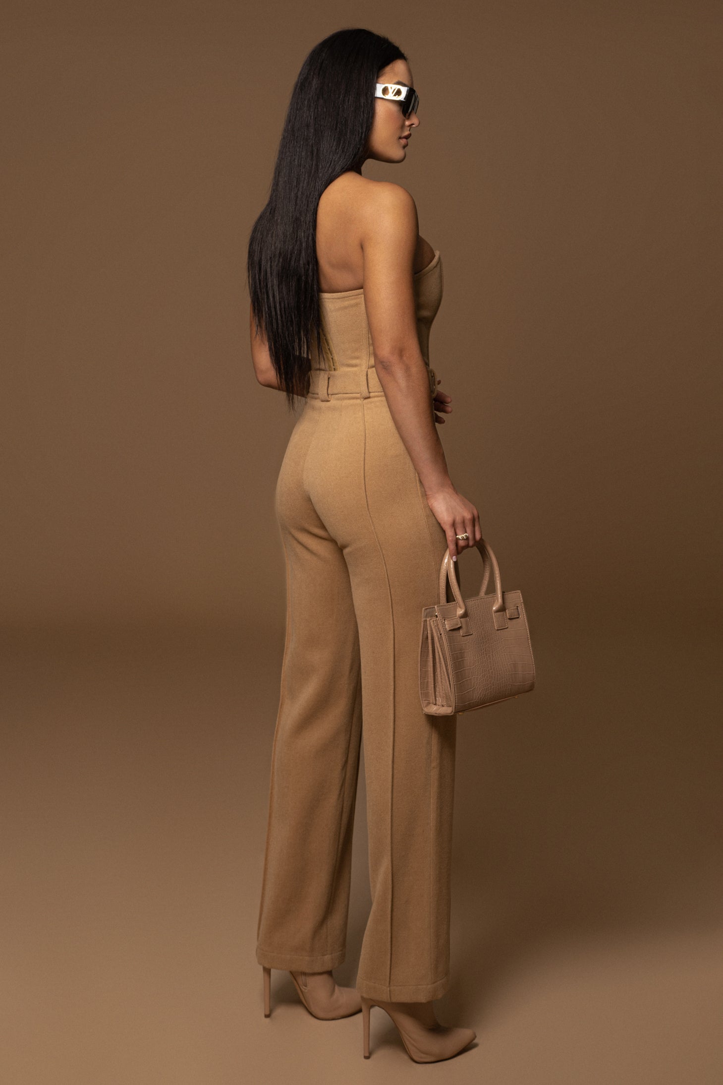 Beige STAY SHARP TROUSER - JLUXLABEL