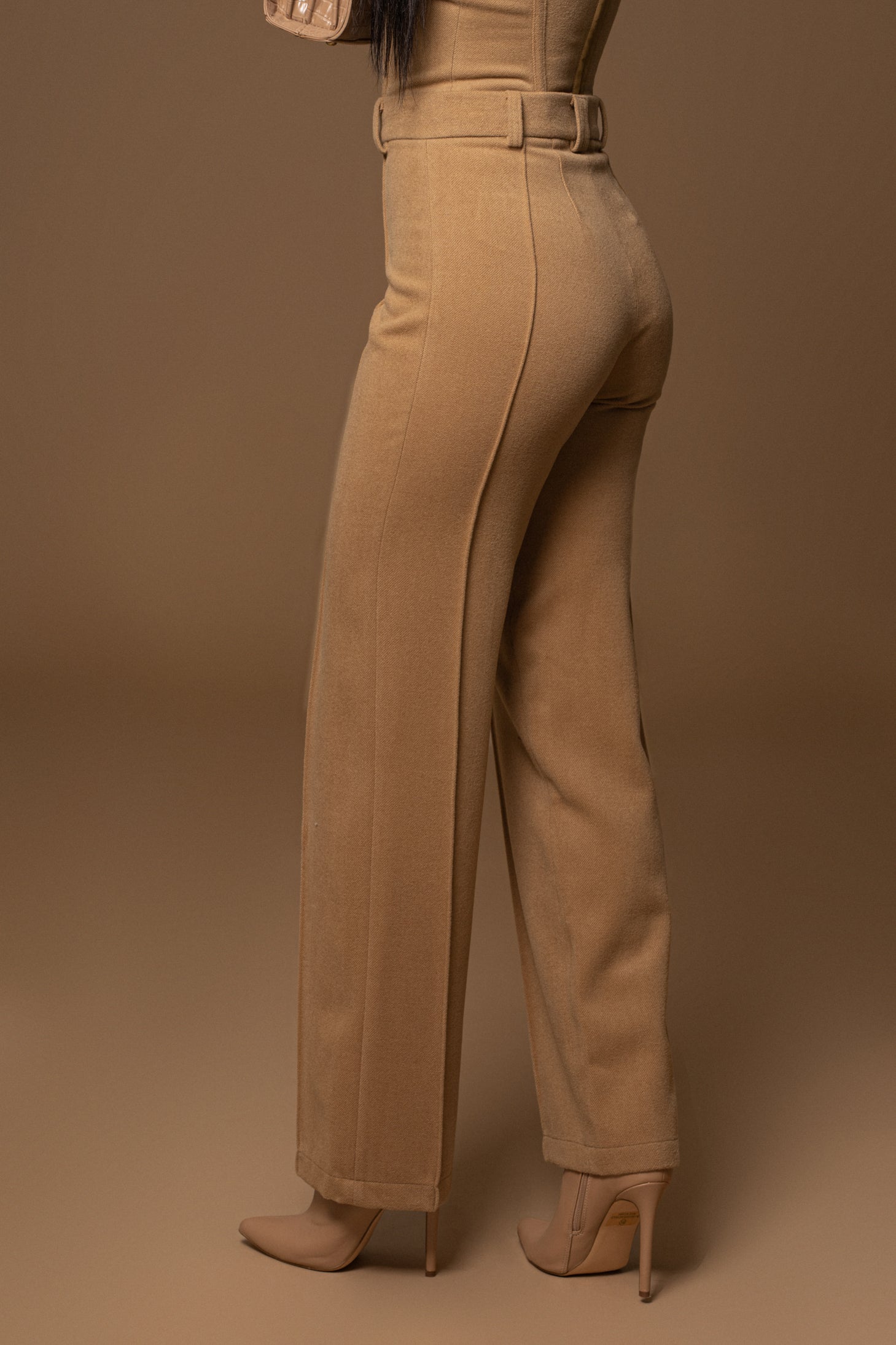 Beige STAY SHARP TROUSER - JLUXLABEL