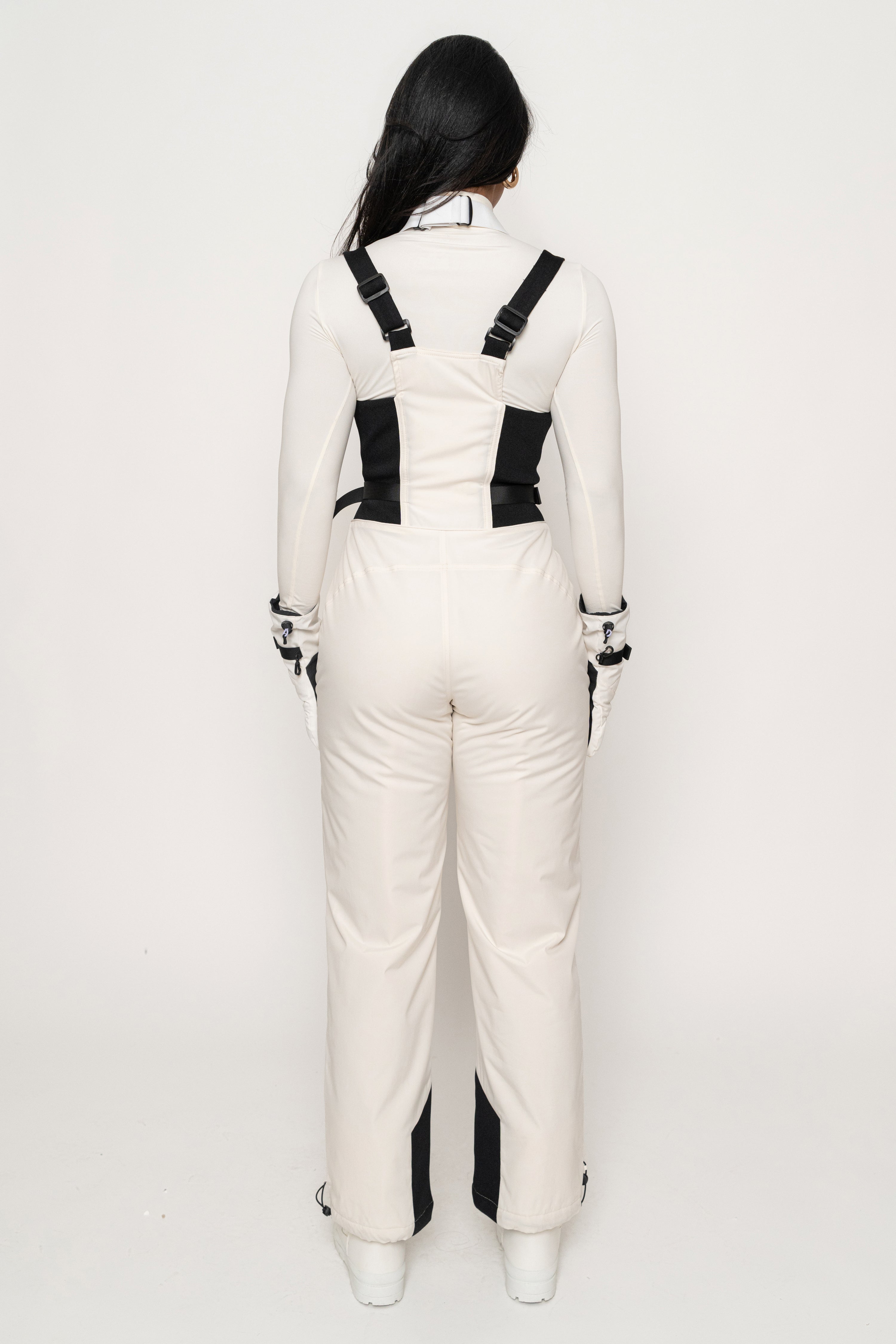 Ivory/Black Highland Jumpsuit - JLUXLABEL
