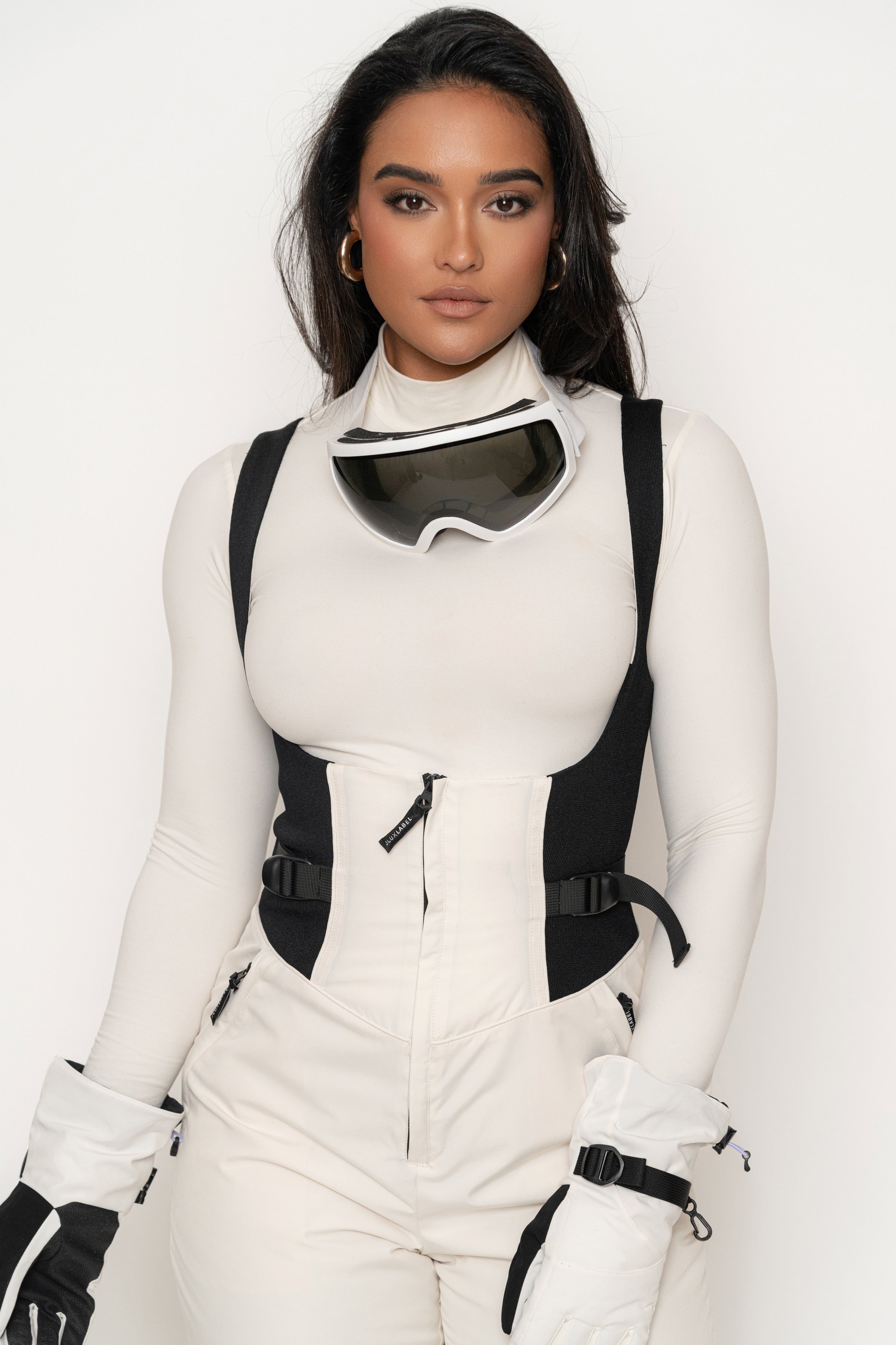 Ivory/Black Highland Jumpsuit - JLUXLABEL