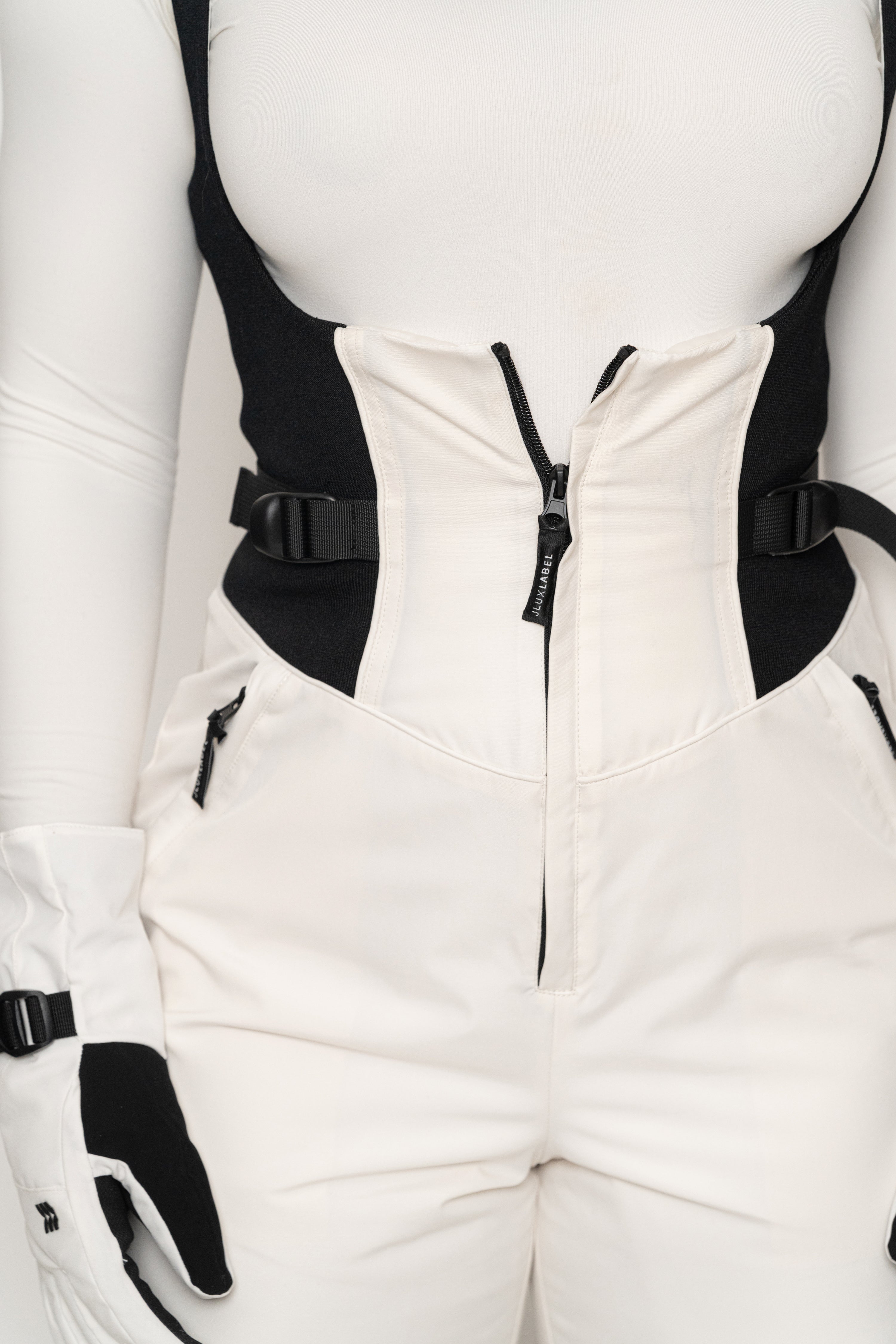 Ivory/Black Highland Jumpsuit - JLUXLABEL