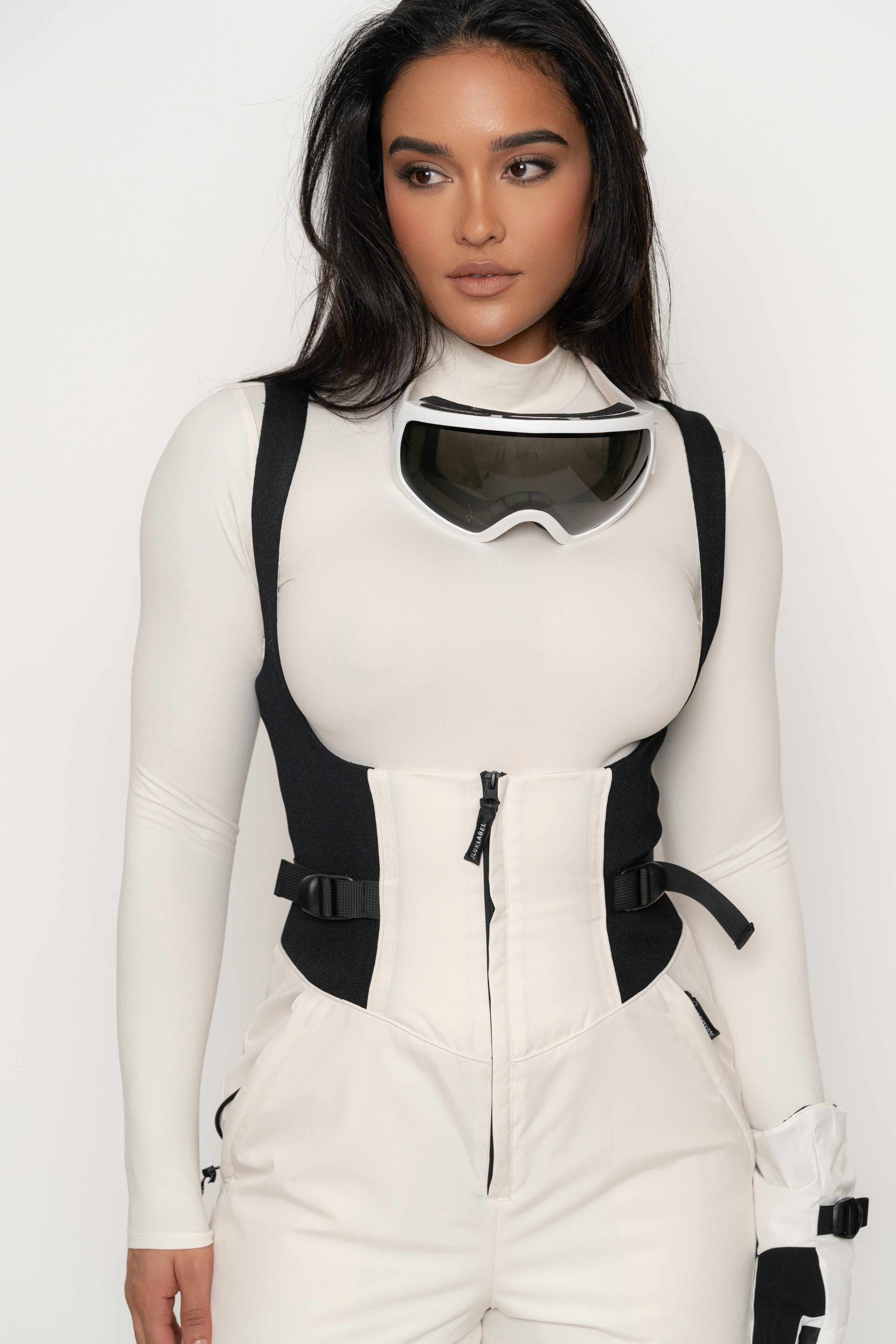 Ivory/Black Highland Jumpsuit - JLUXLABEL