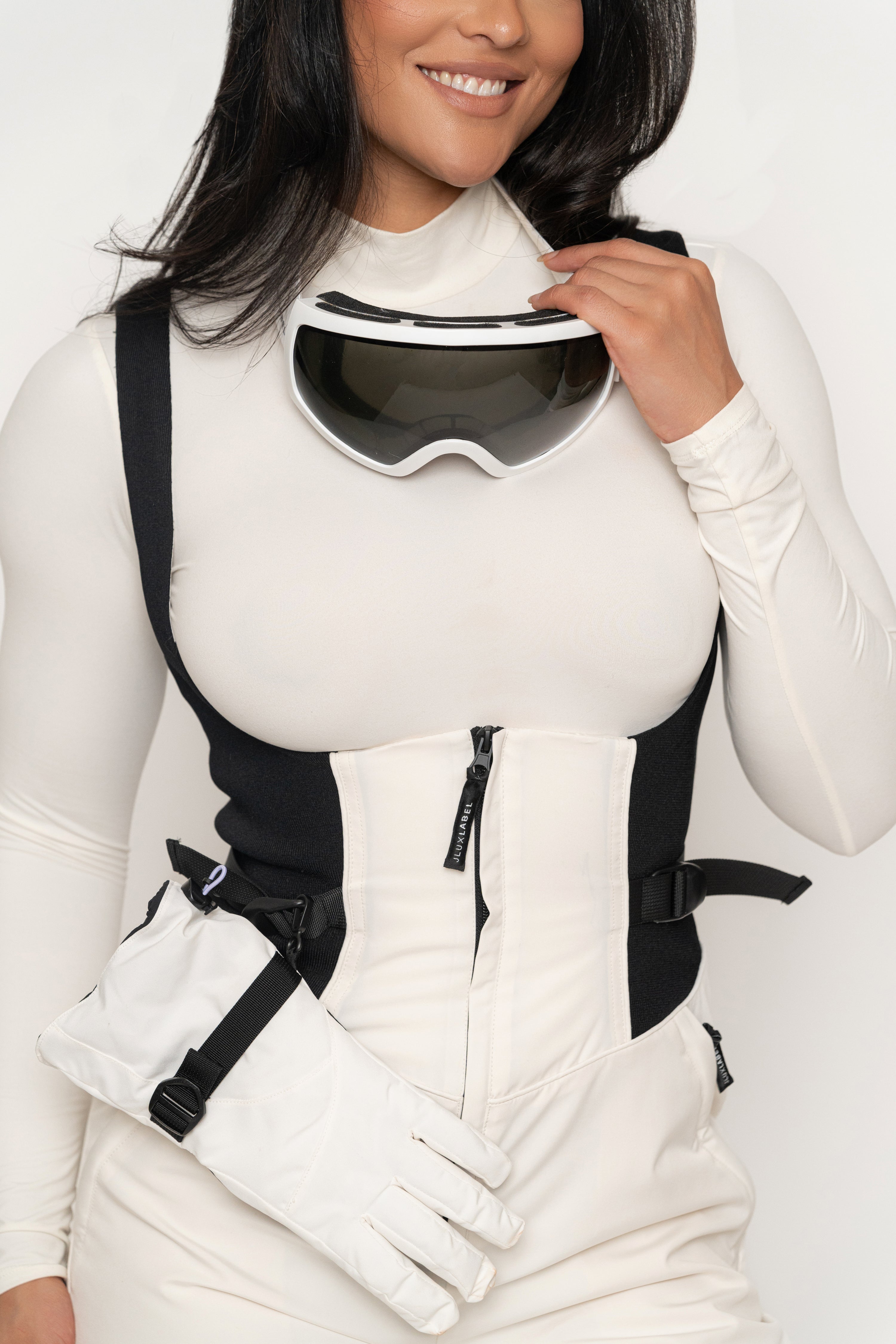 Ivory/Black Highland Jumpsuit - JLUXLABEL