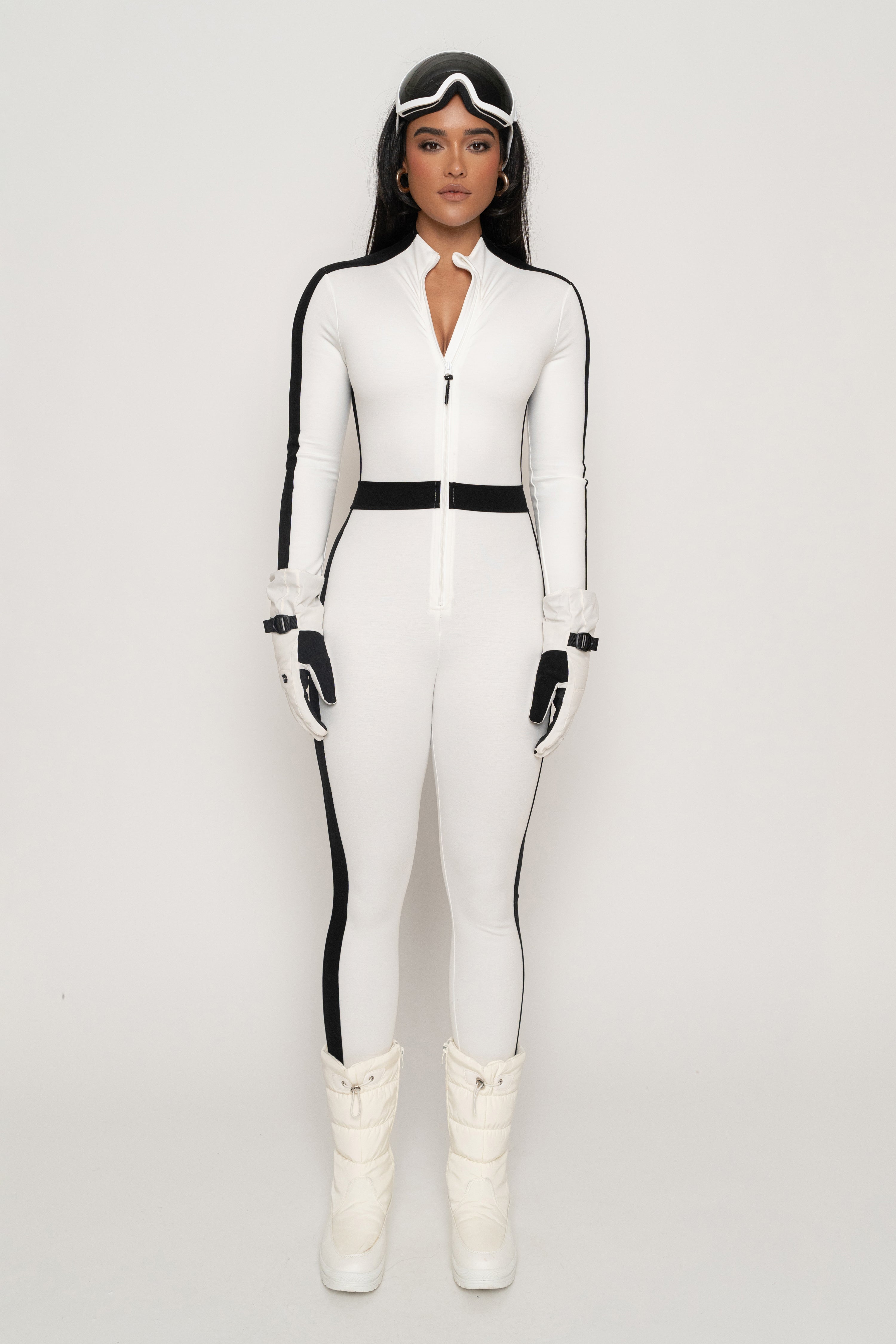 Ivory Off Limits Zipper Jumpsuit - JLUXLABEL