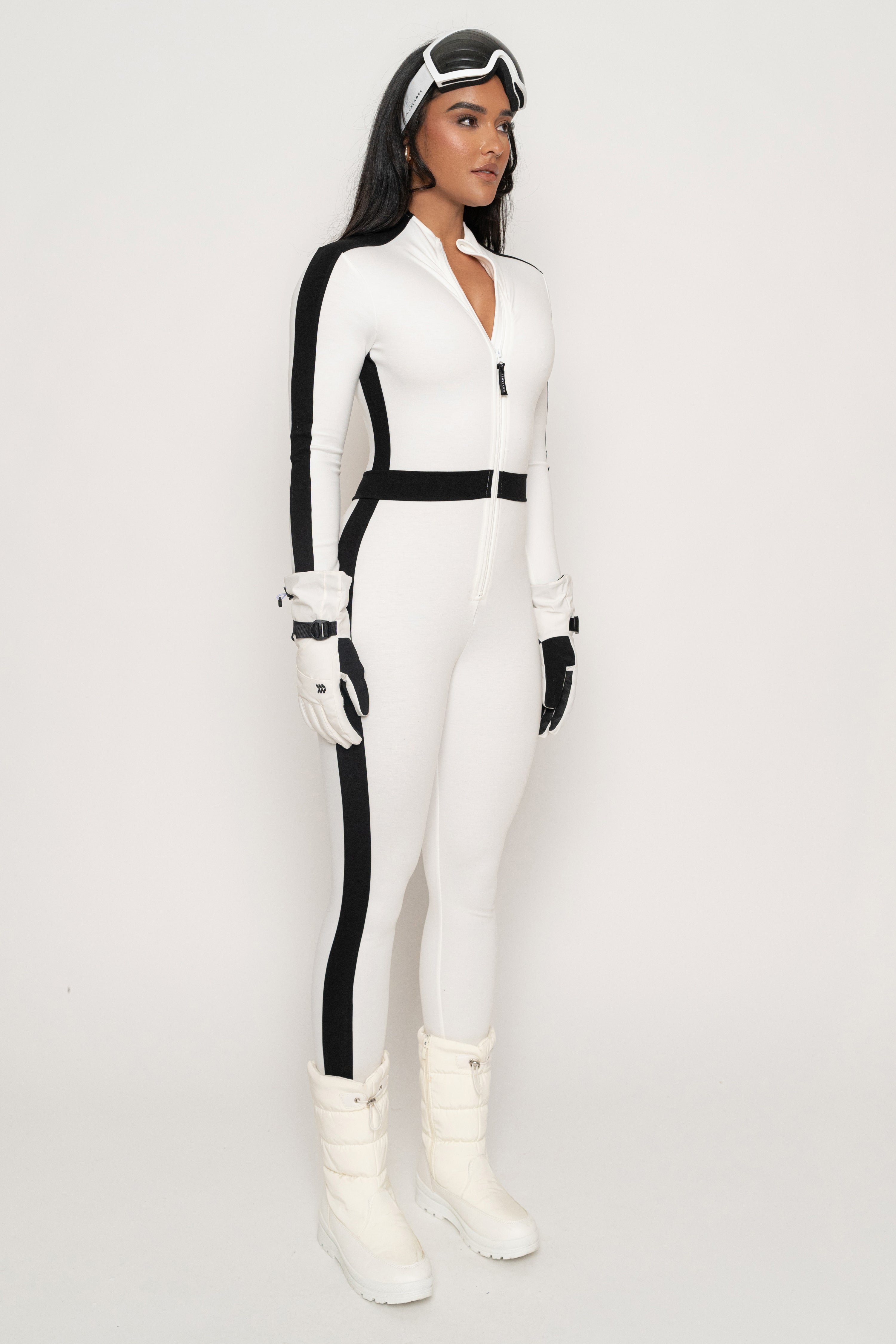 Ivory Off Limits Zipper Jumpsuit - JLUXLABEL