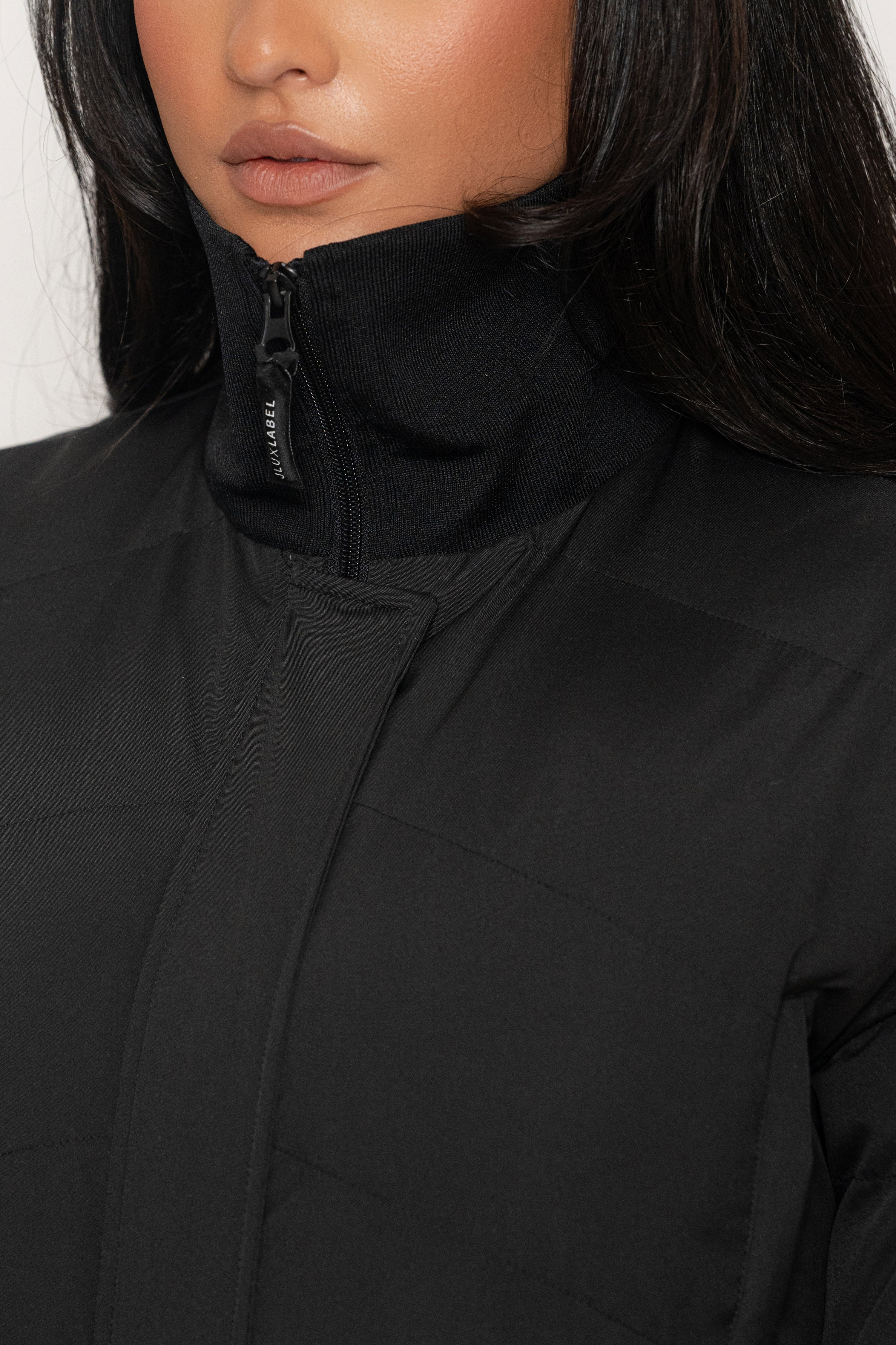 Black In Motion Nylon Jumpsuit - JLUXLABEL