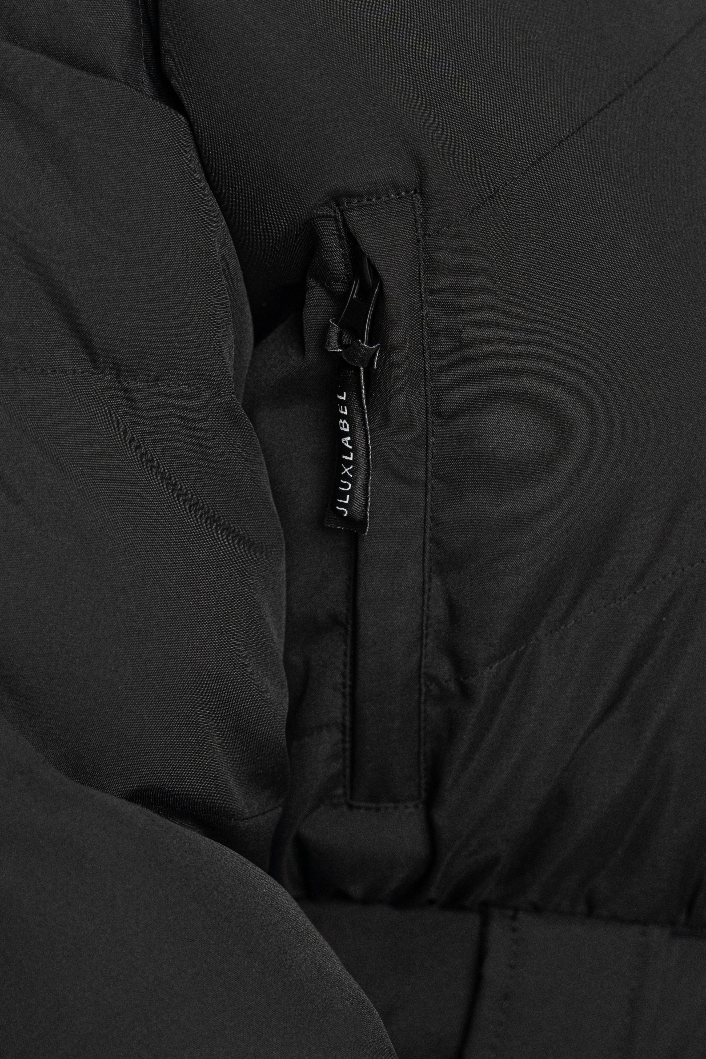 Black In Motion Nylon Jumpsuit - JLUXLABEL