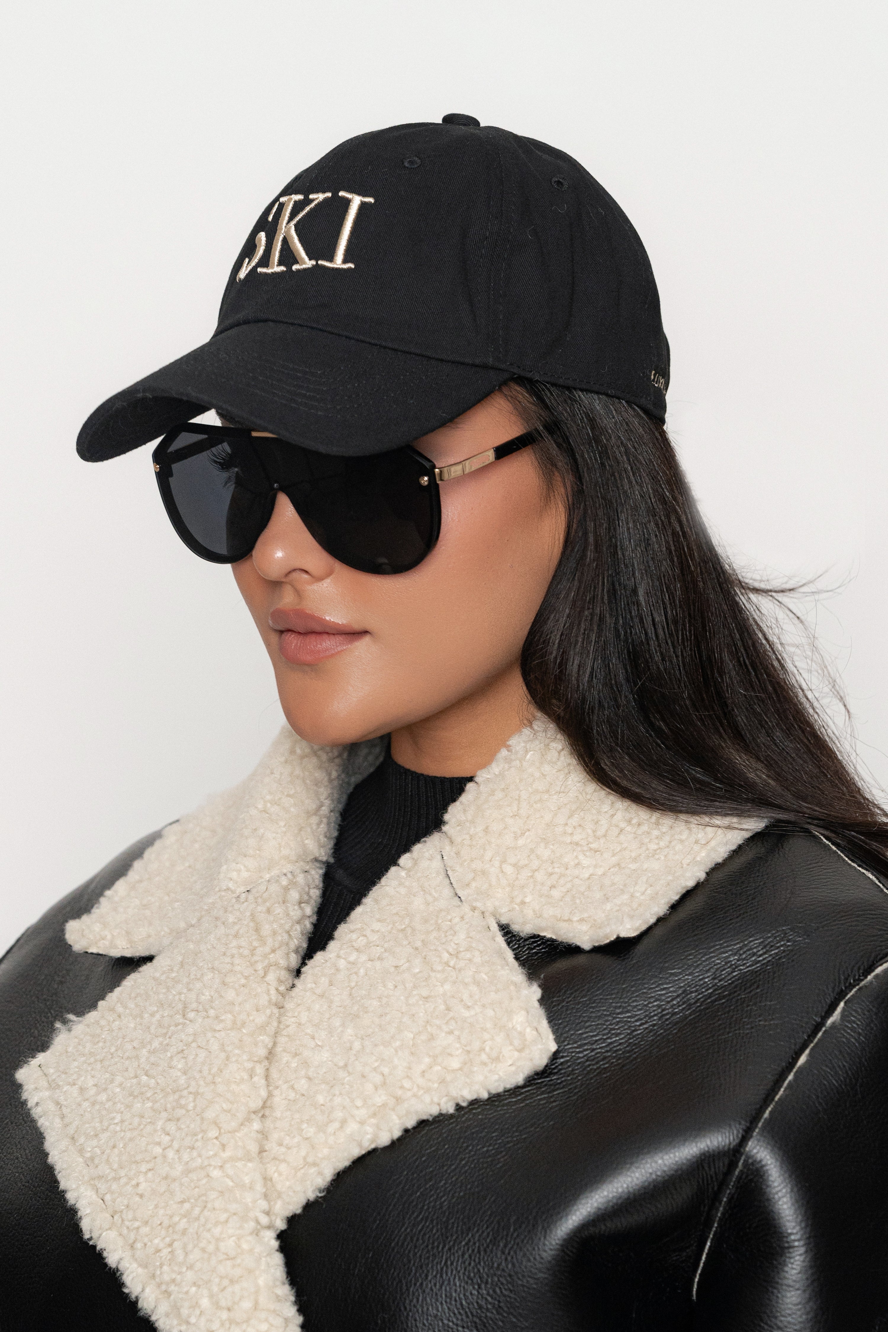 Black Limited Edition SKI Logo Hat - JLUXLABEL