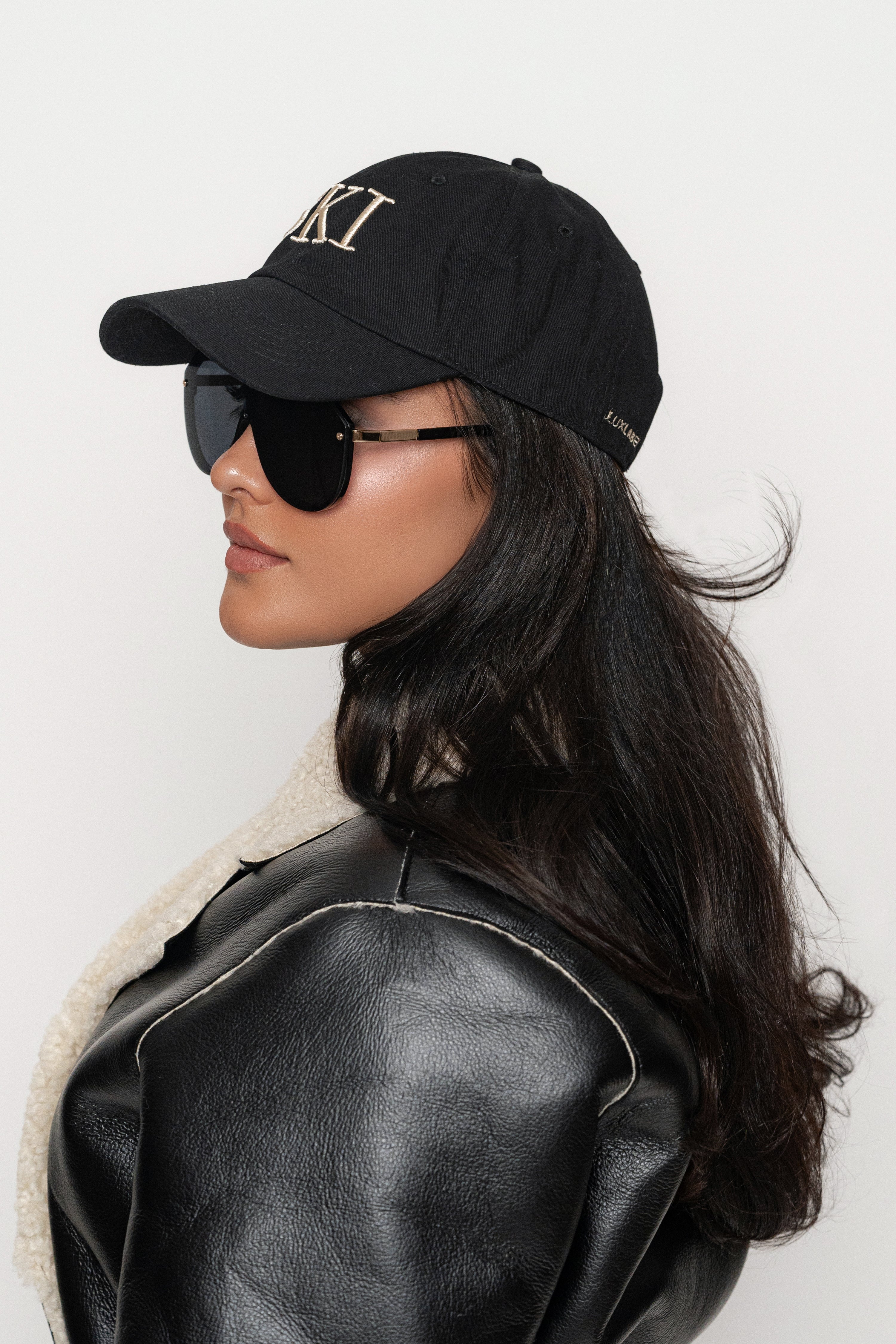 Black Limited Edition SKI Logo Hat - JLUXLABEL