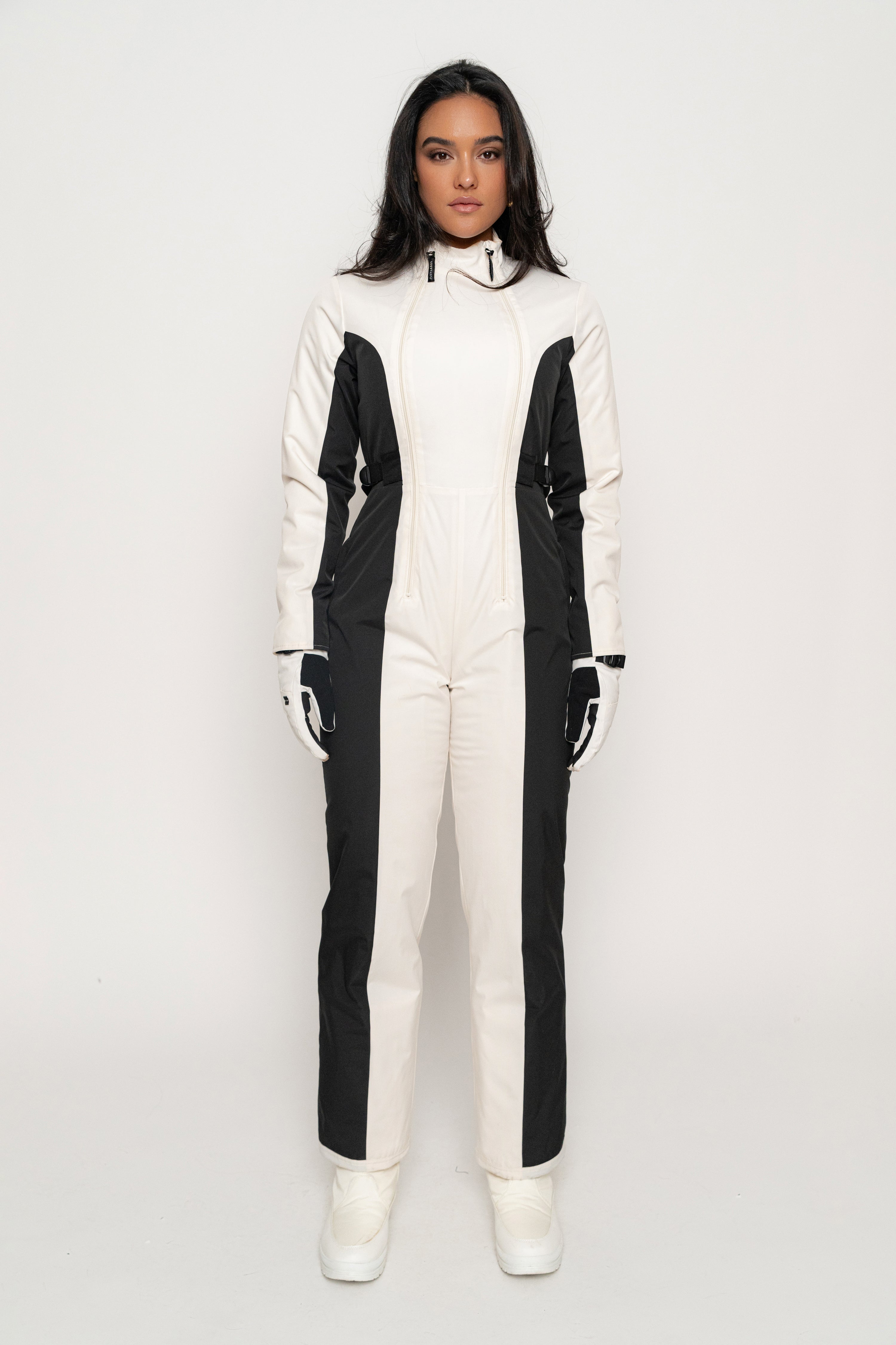 Ivory Polar Escape Ski Suit - JLUXLABEL
