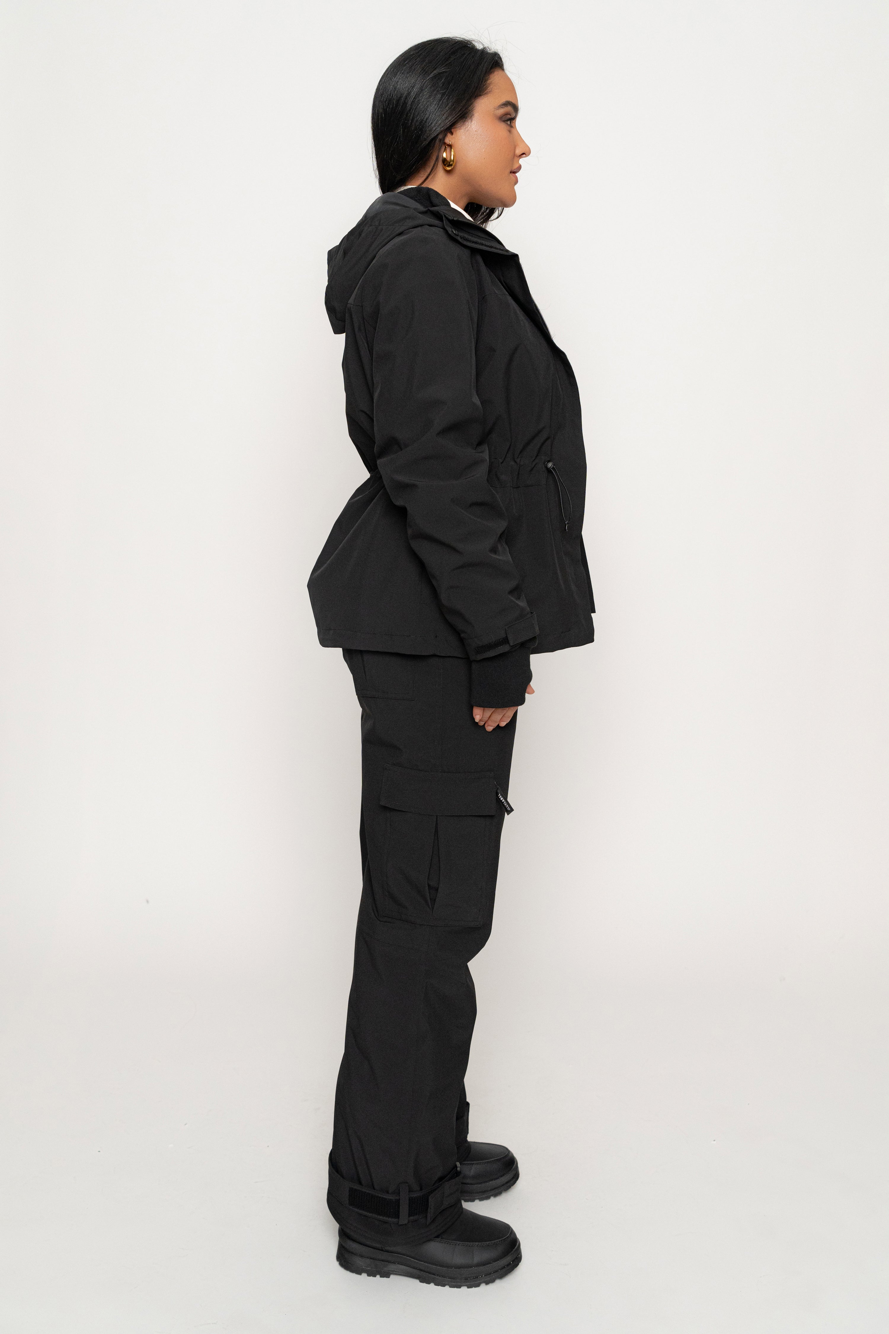 Black Polar Puffer Jacket - JLUXLABEL