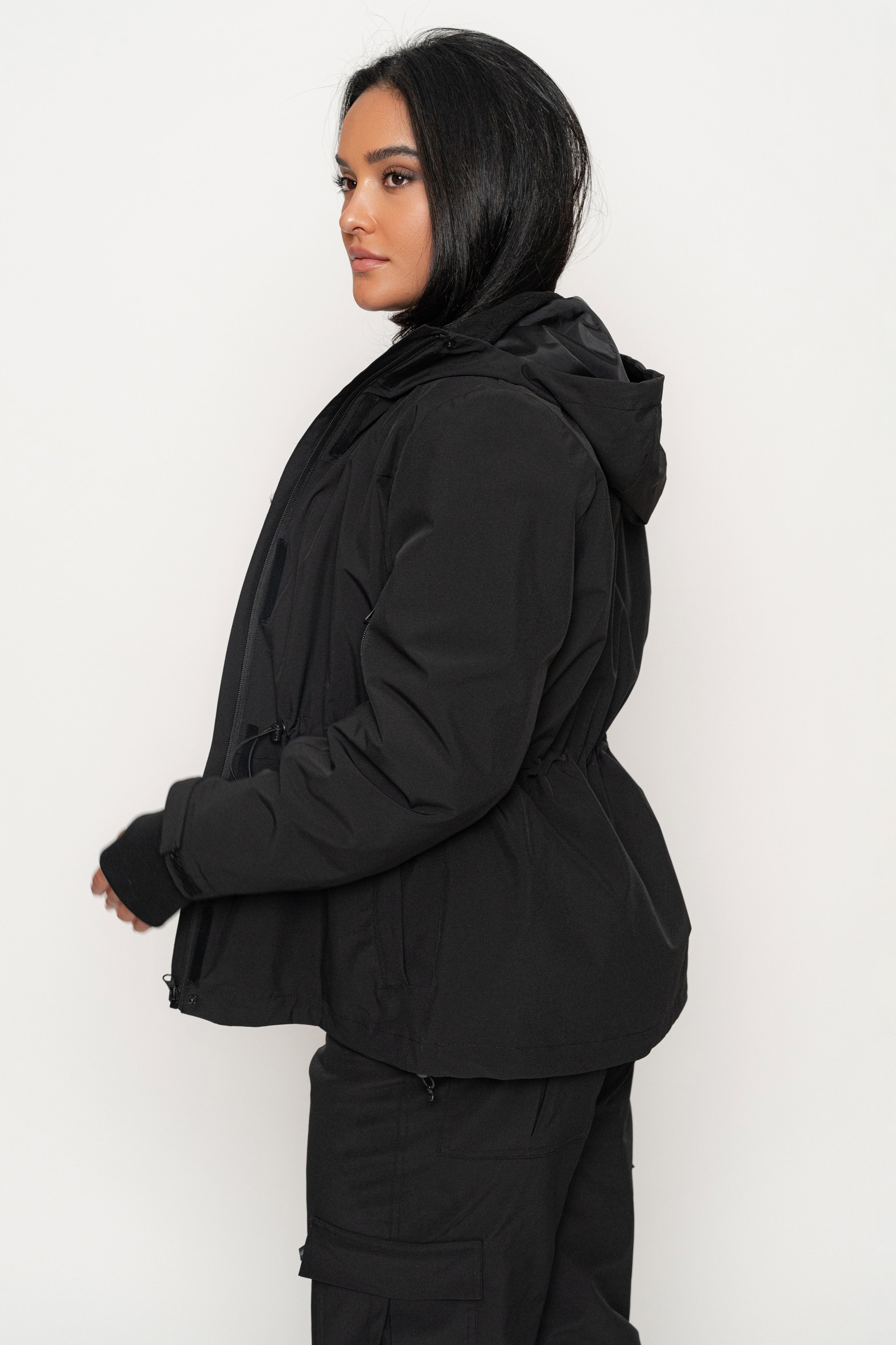 Black Polar Puffer Jacket - JLUXLABEL