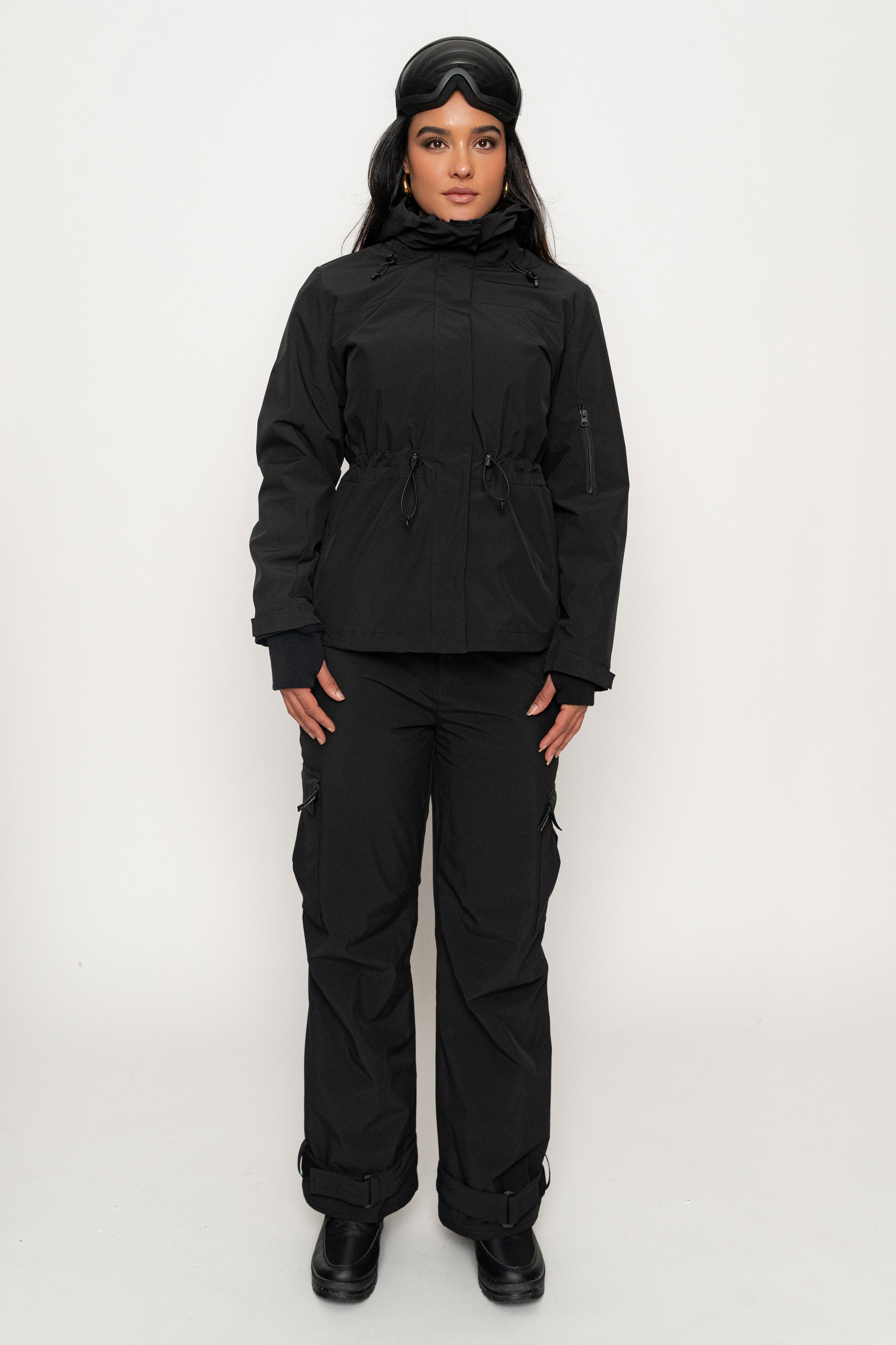 Black Polar Puffer Jacket - JLUXLABEL
