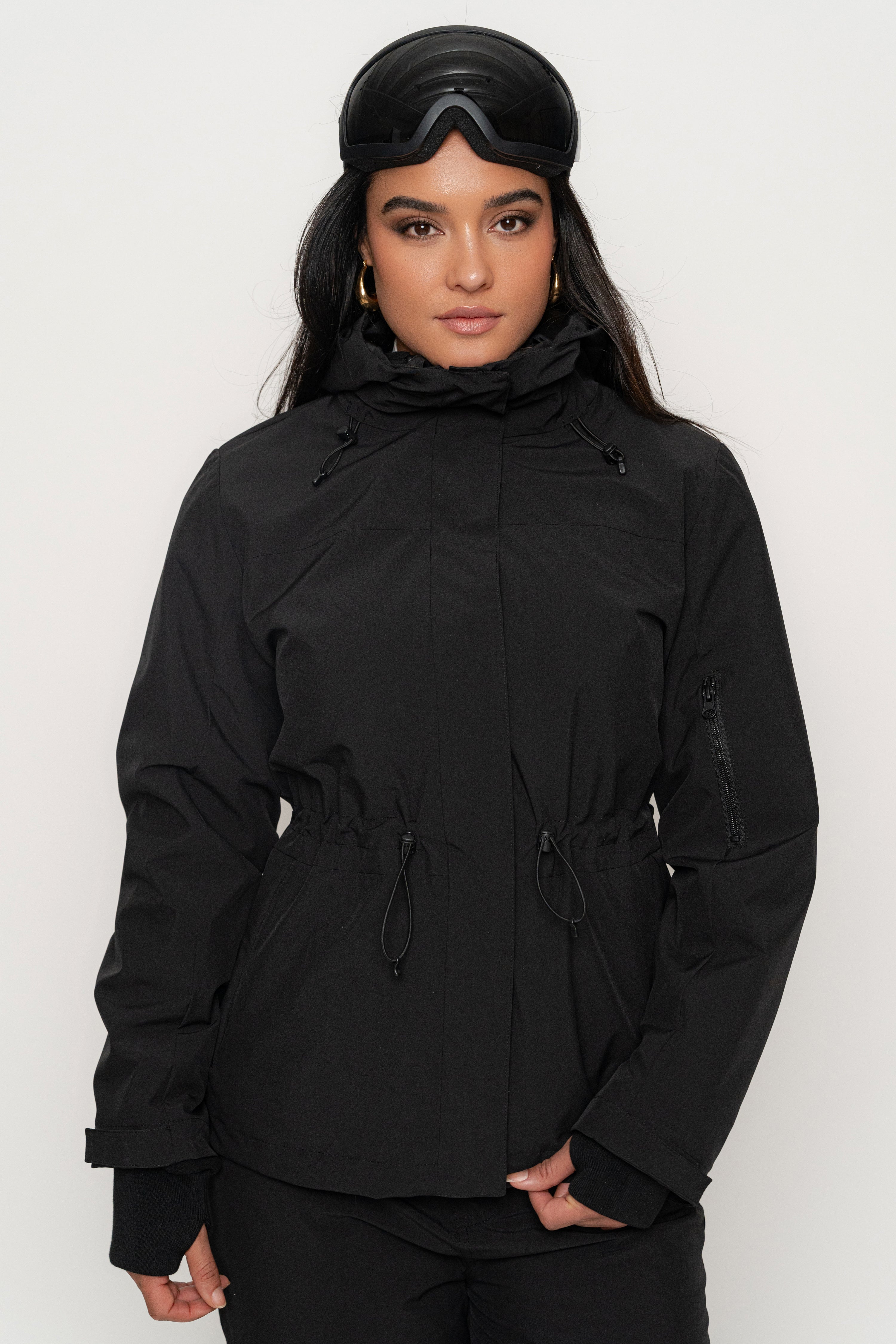 Black Polar Puffer Jacket - JLUXLABEL