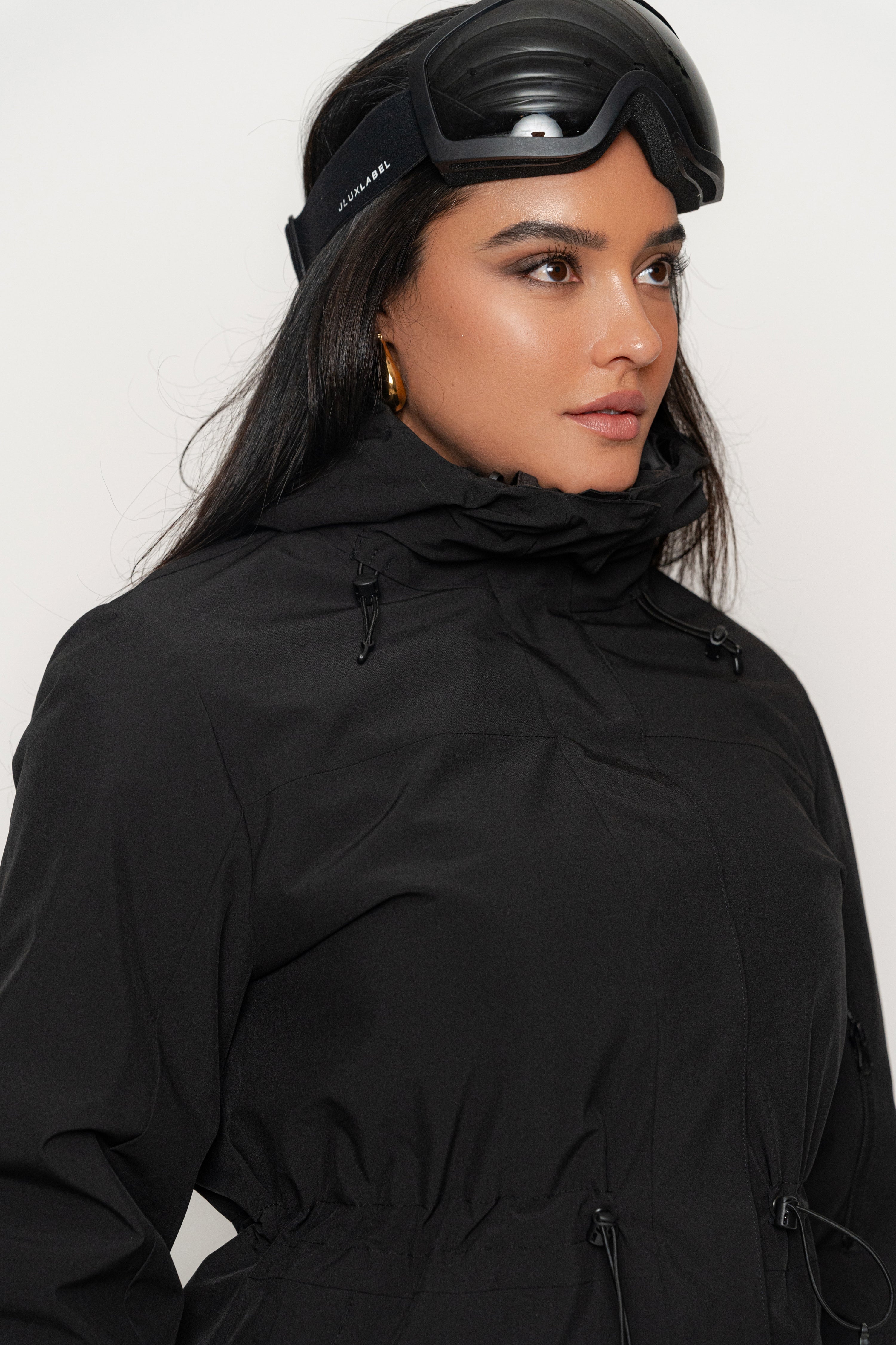 Black Polar Puffer Jacket - JLUXLABEL
