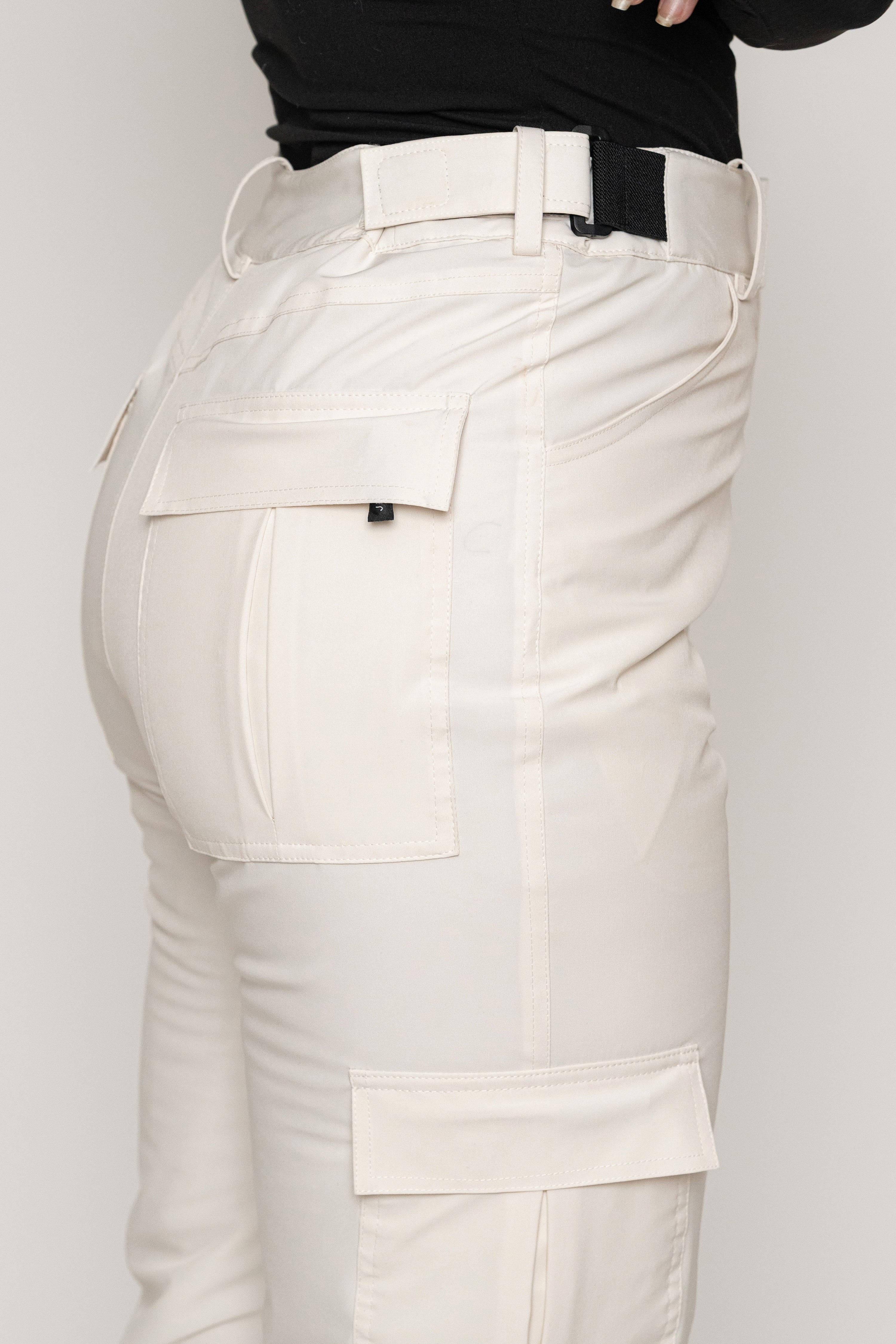 Ivory Snowfall Ski Pants - JLUXLABEL