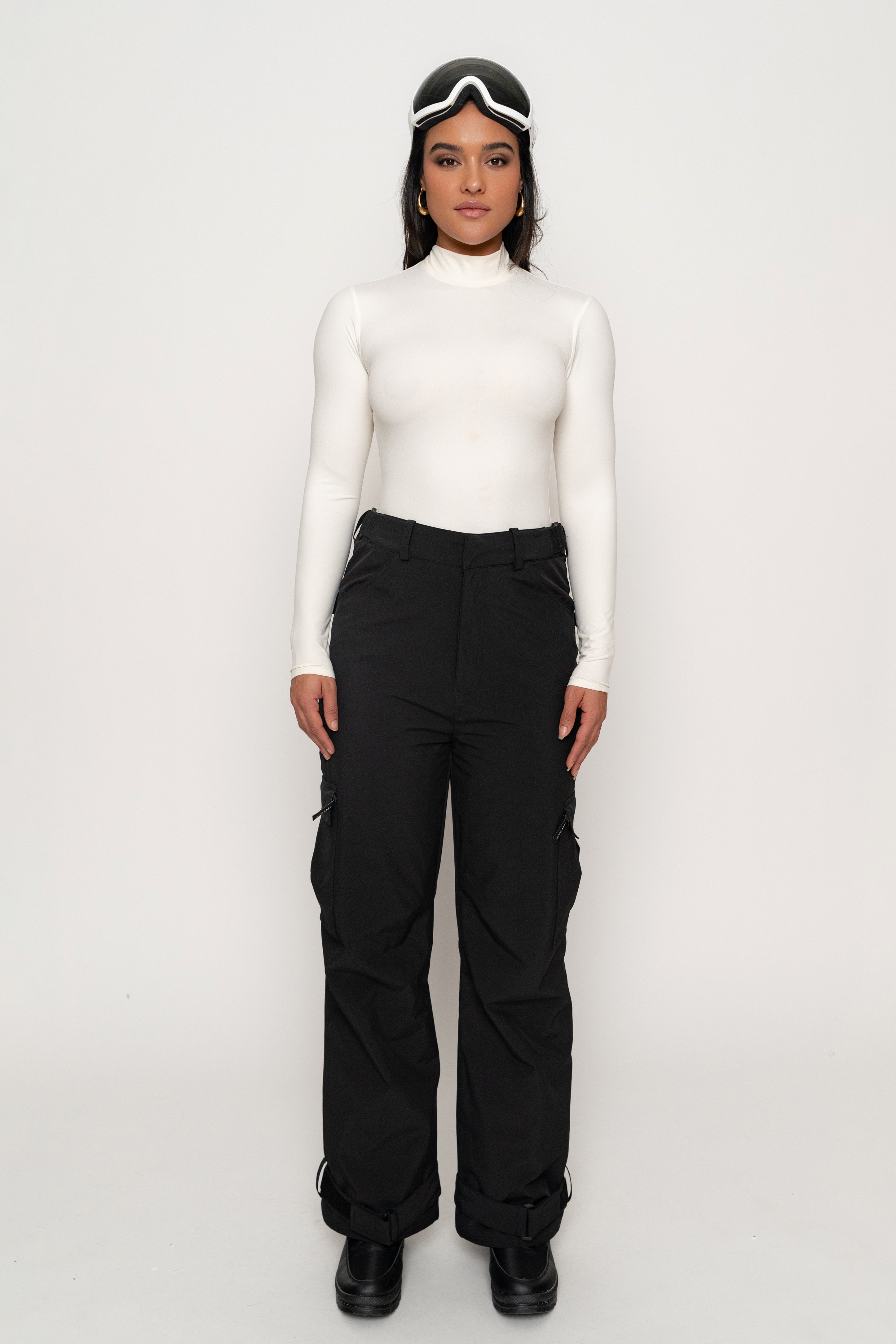 Milk Turtleneck Long Sleeve Top - JLUXLABEL