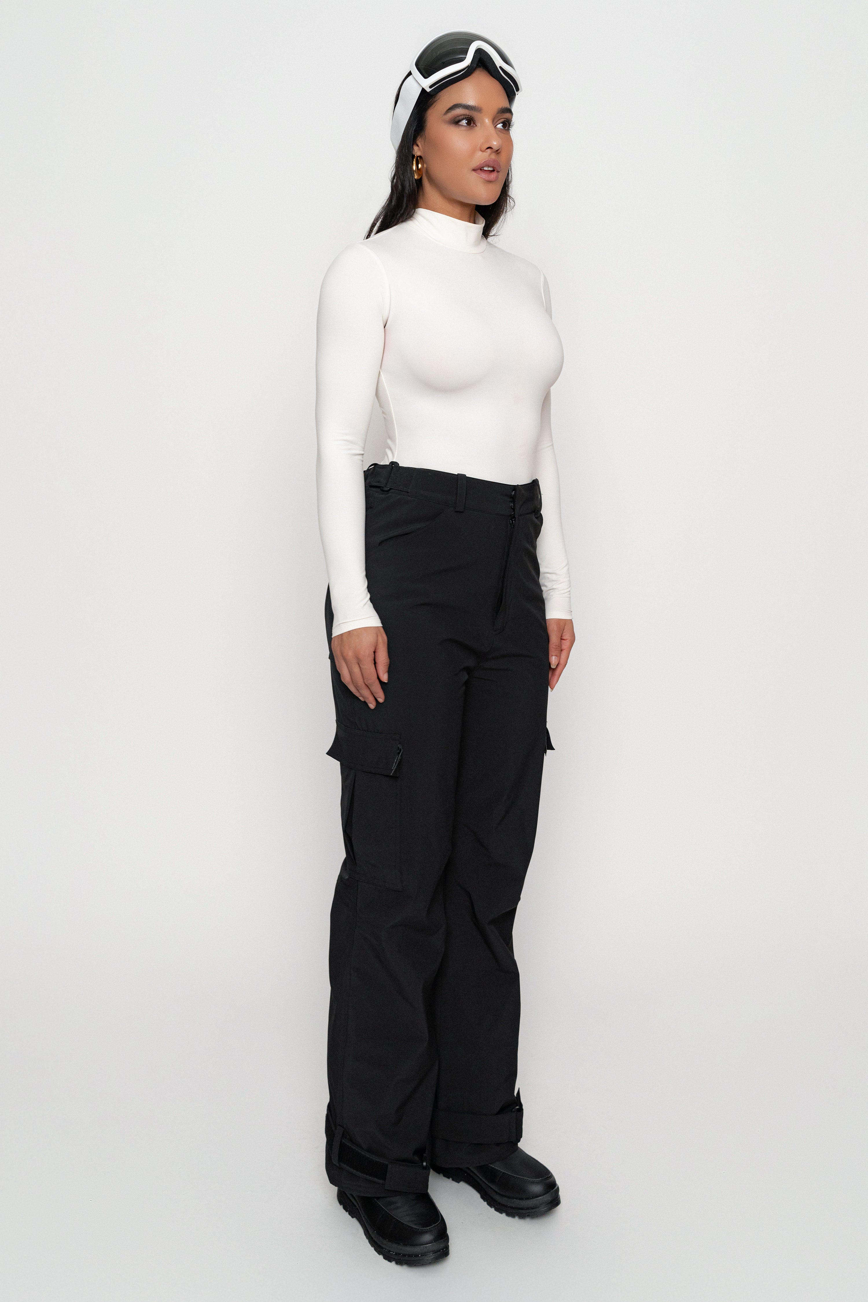 Milk Turtleneck Long Sleeve Top - JLUXLABEL