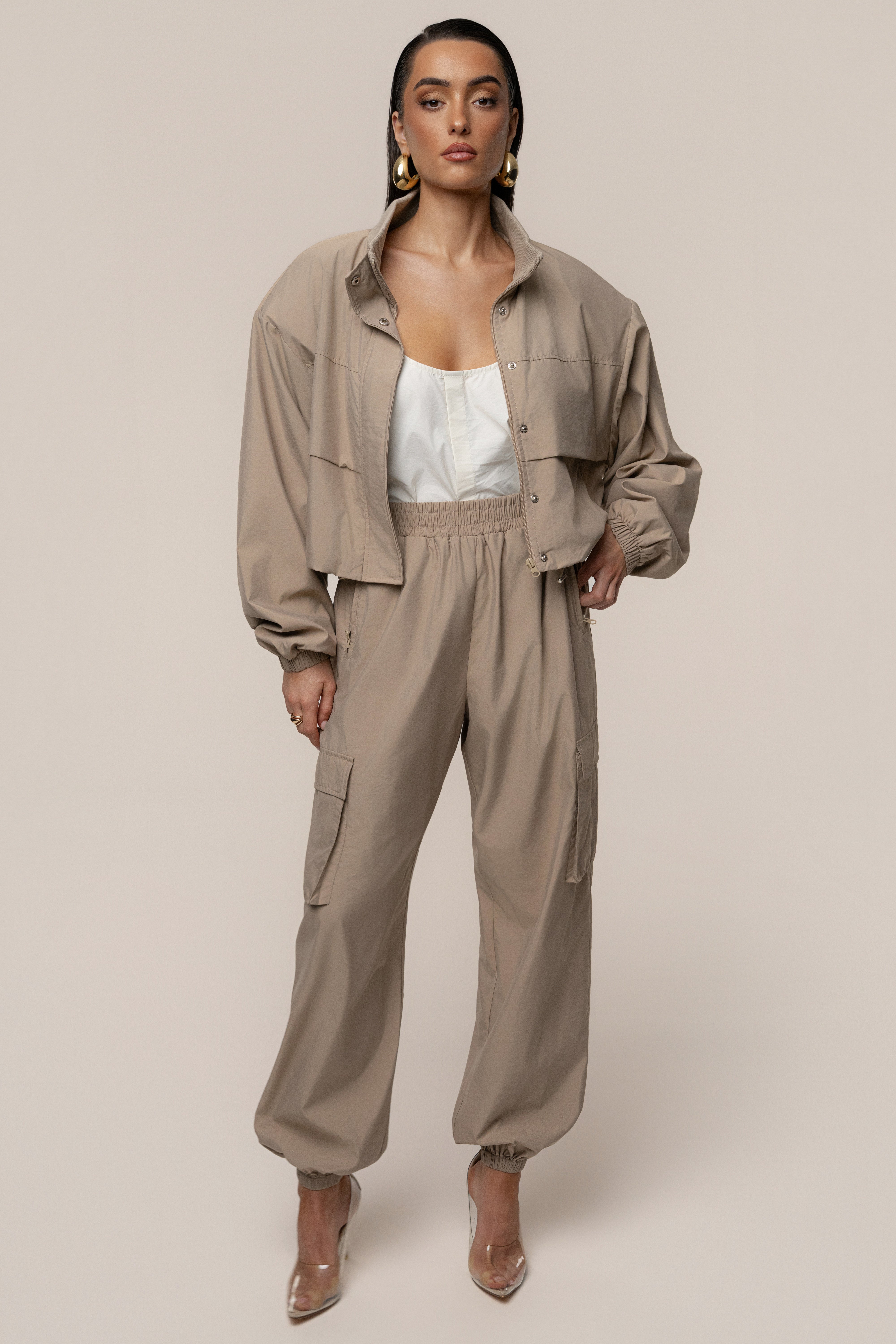 Ivory Active Scoop Neck Top - JLUXLABEL