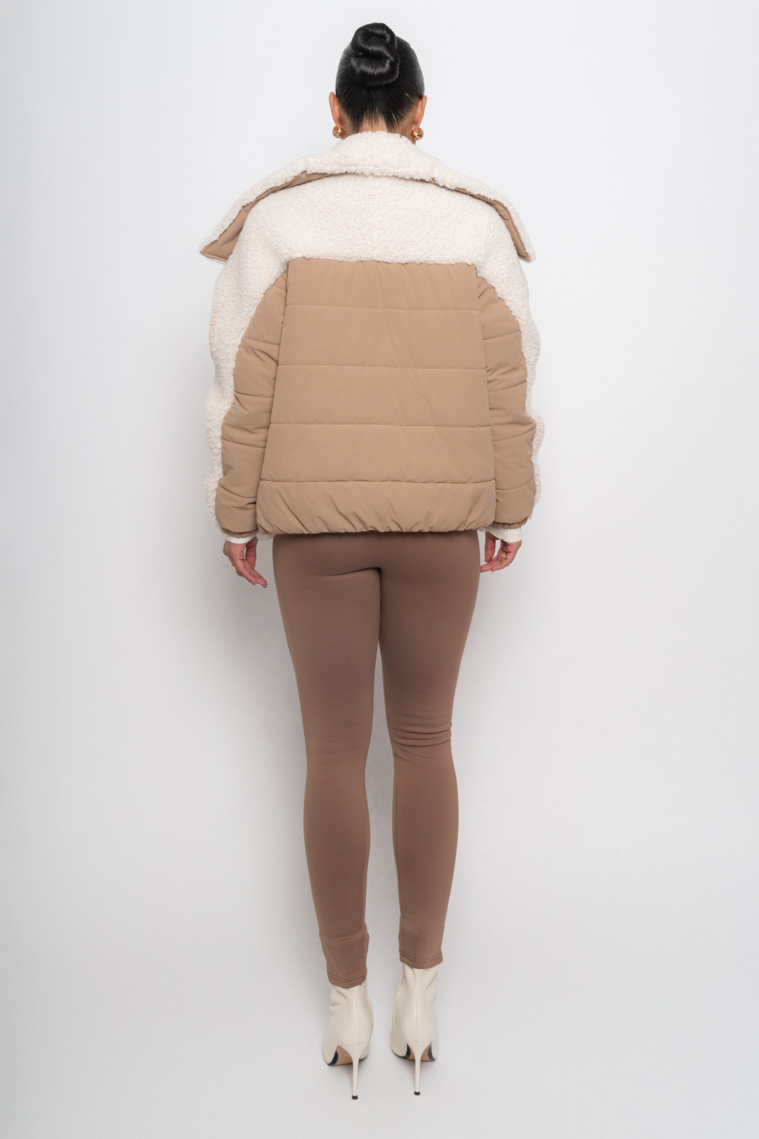 Brown Essential High-Waist Leggings - JLUXLABEL