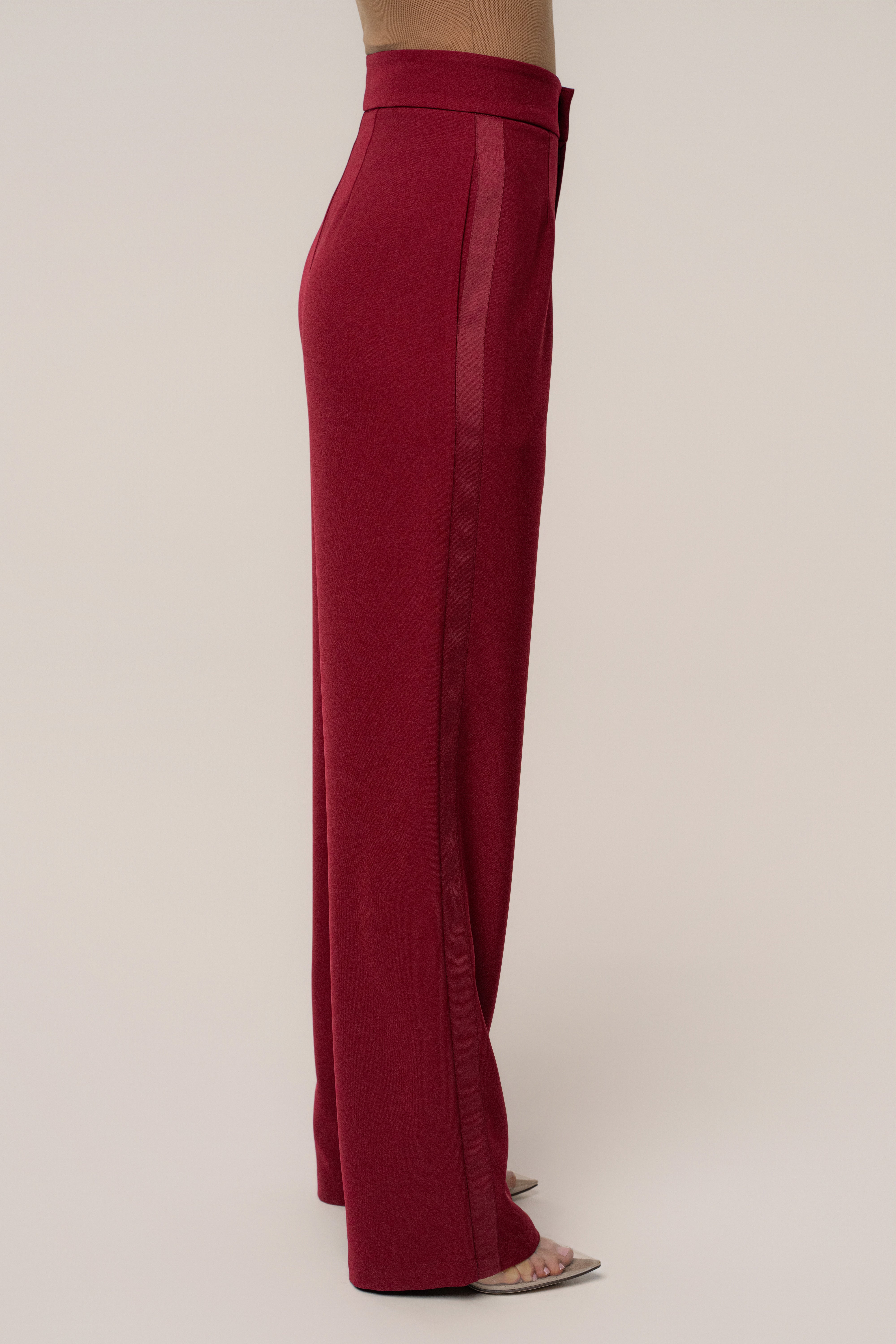 Burgundy Suite Life Woven Pant