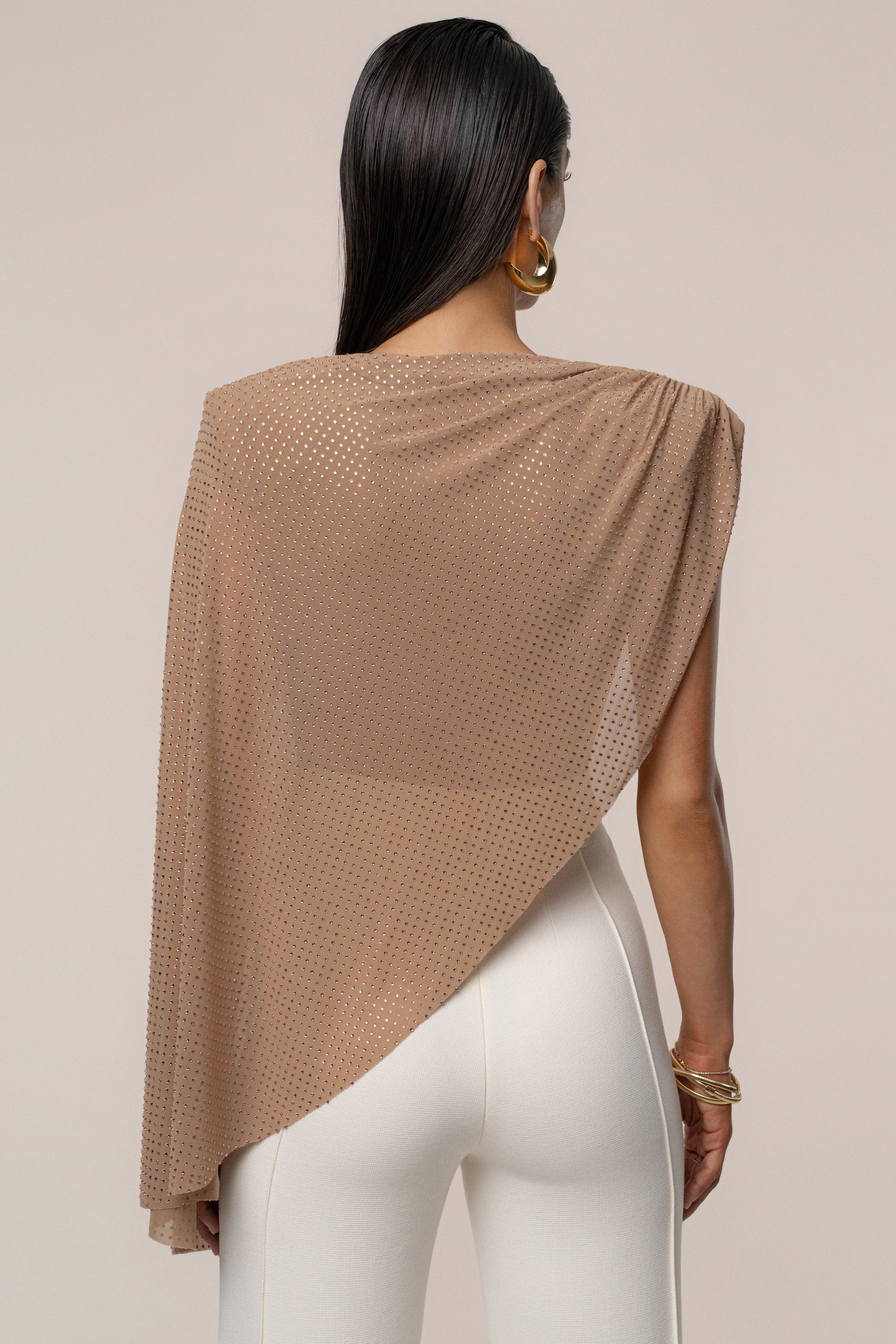 Pecan Draped Dreams Hot Fix Top