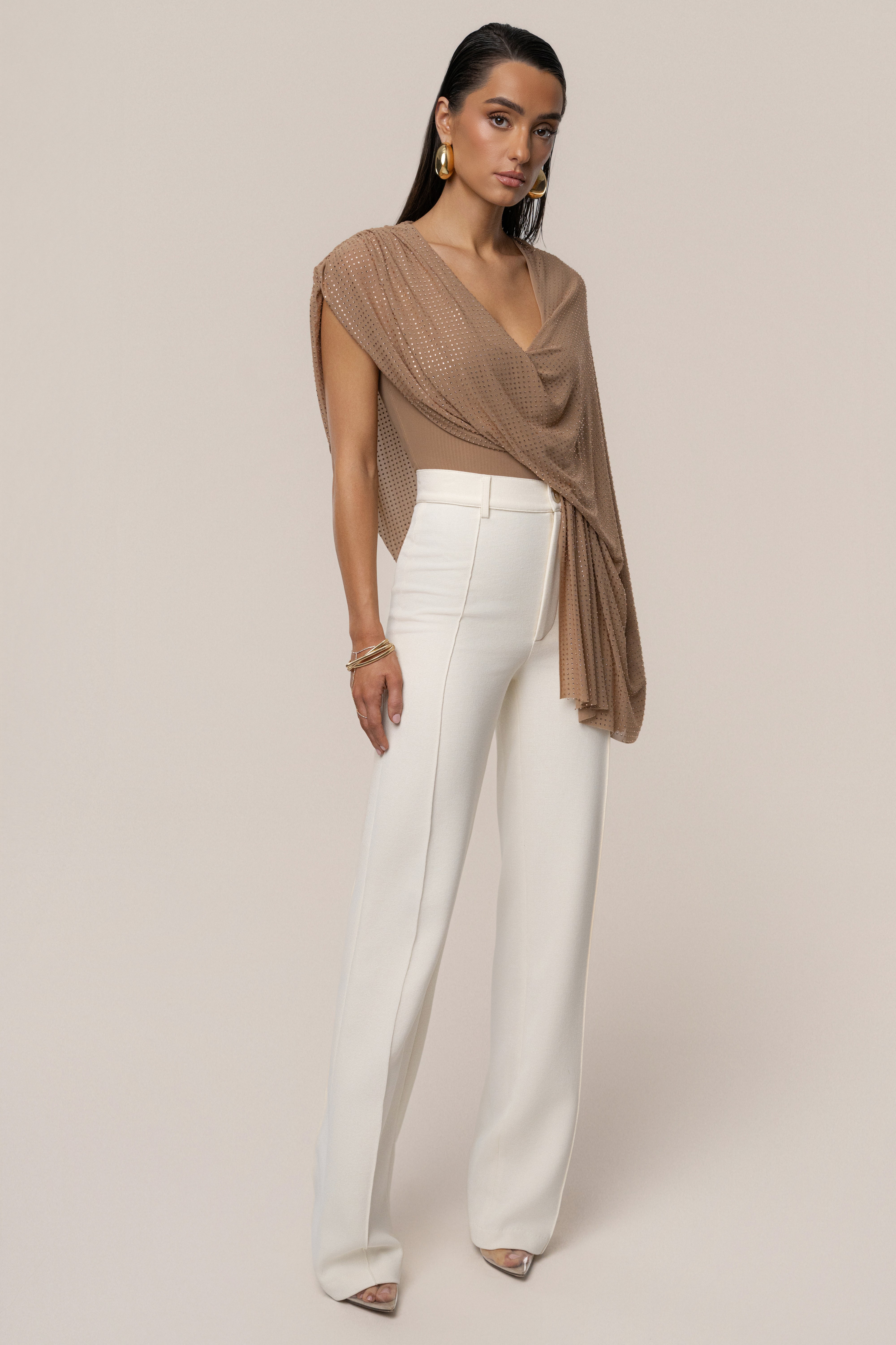 Pecan Draped Dreams Hot Fix Top
