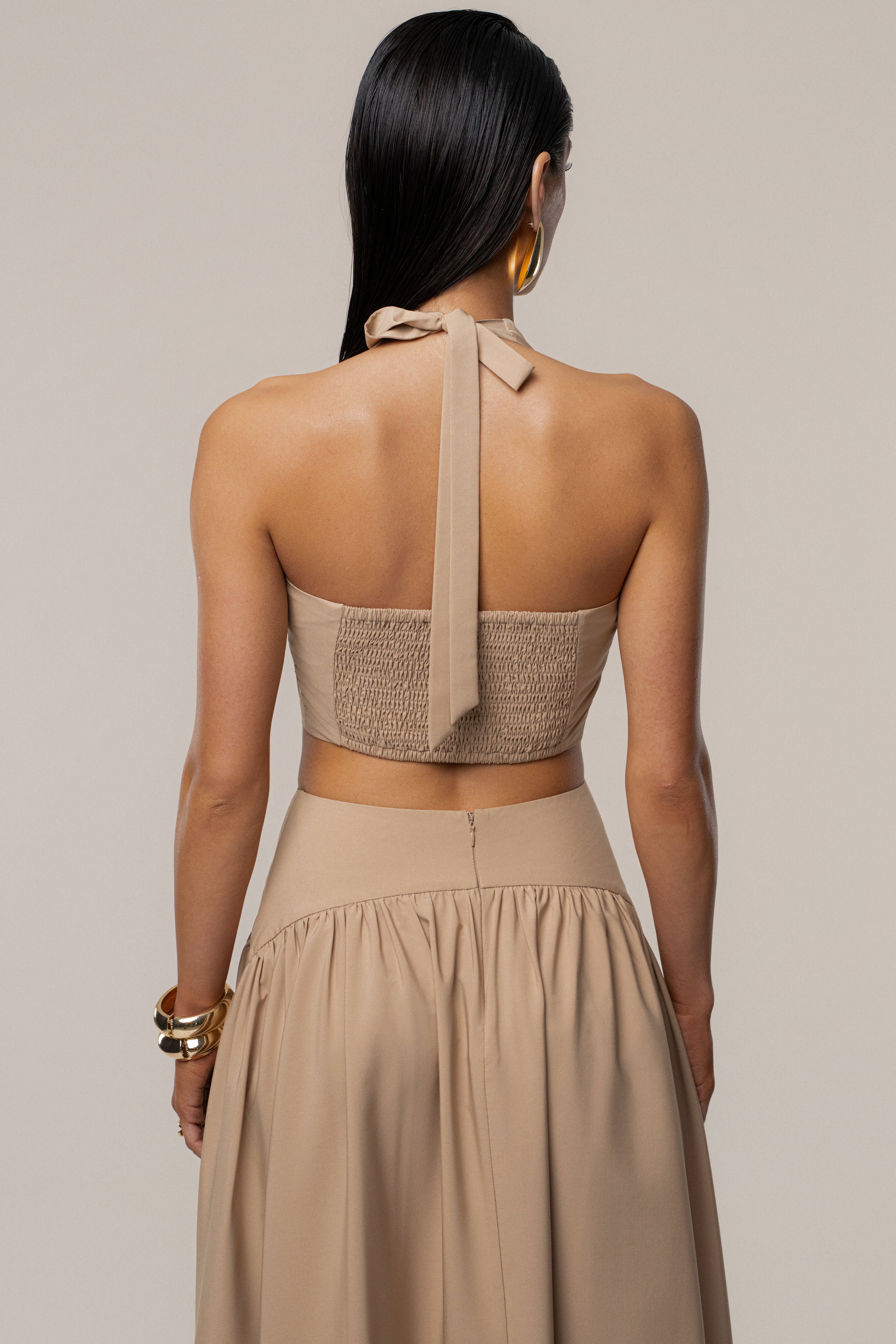 Tan Haven Skirt Set - JLUXLABEL