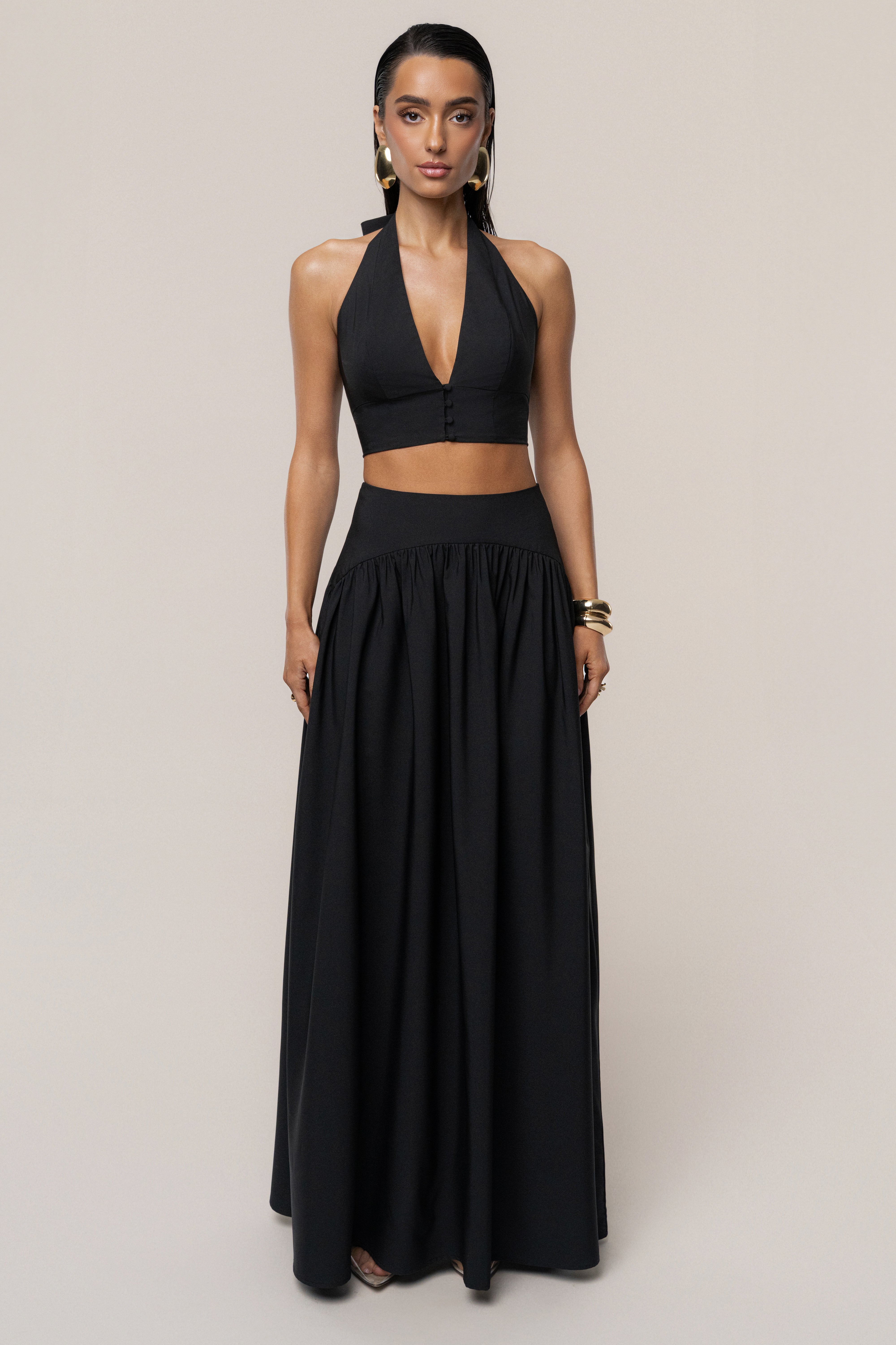 Black Haven Skirt Set - JLUXLABEL